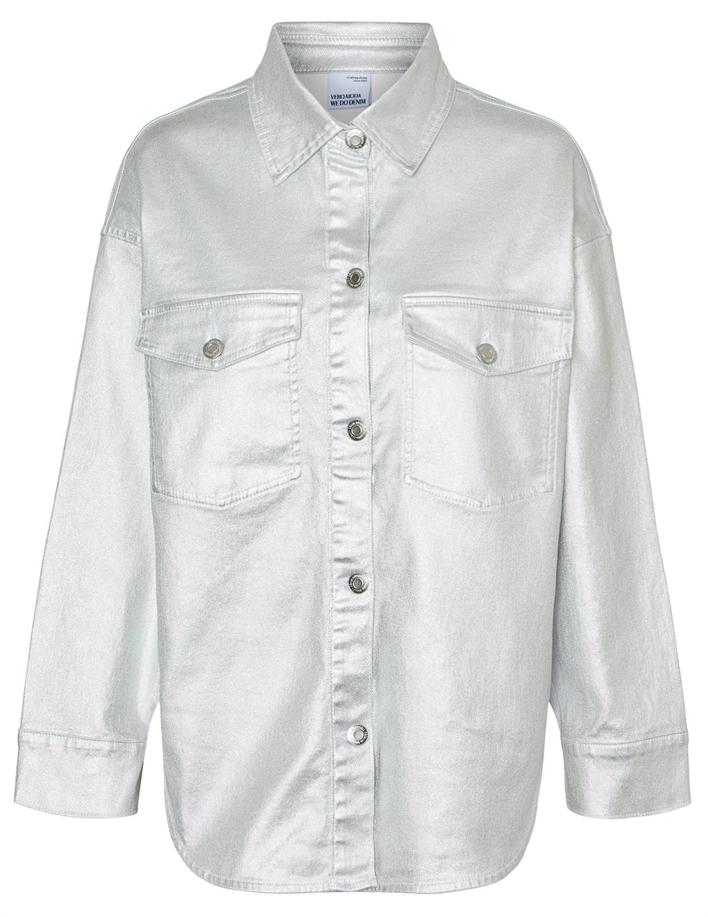 Vero moda Spijkerjas Riva 10323327 Zilver