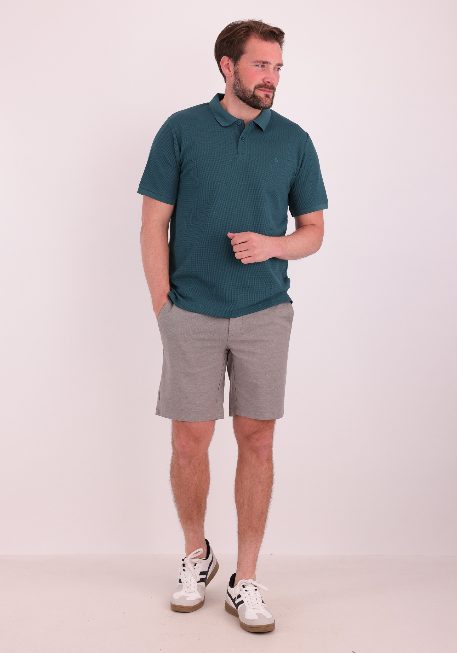 JACK & JONES Polo Austin 12268130 Petrol