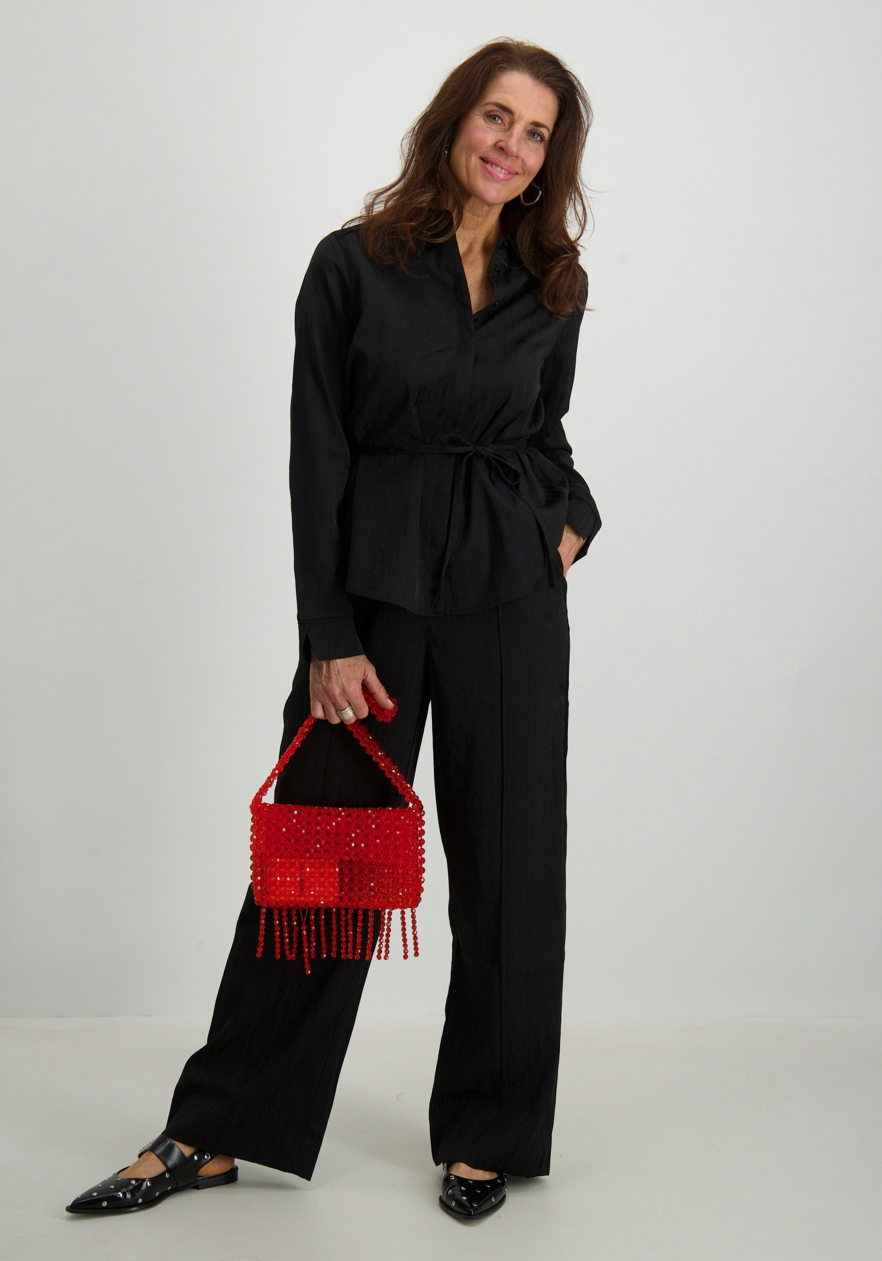 Vila Rouge Blouse Martina 14100956 Zwart