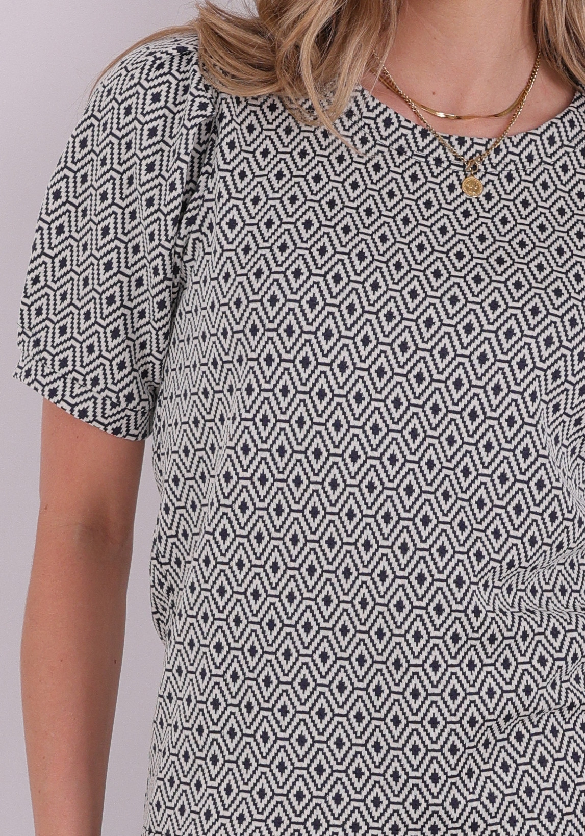 Geisha Top jacquard 62056-21 Wolwit-ecru