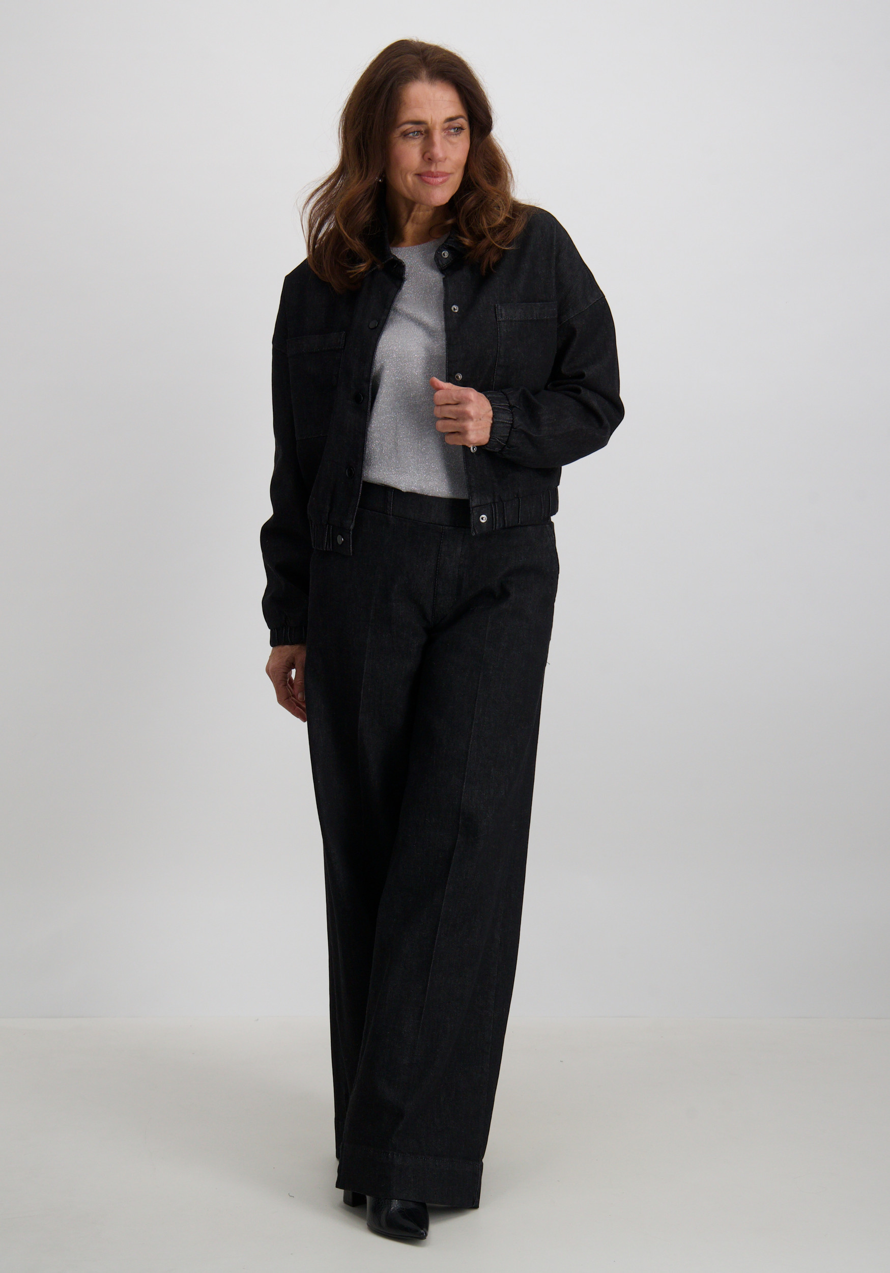 Para Mi Spijkerjack Lynn FW252.212371-D189 Jeans zwart