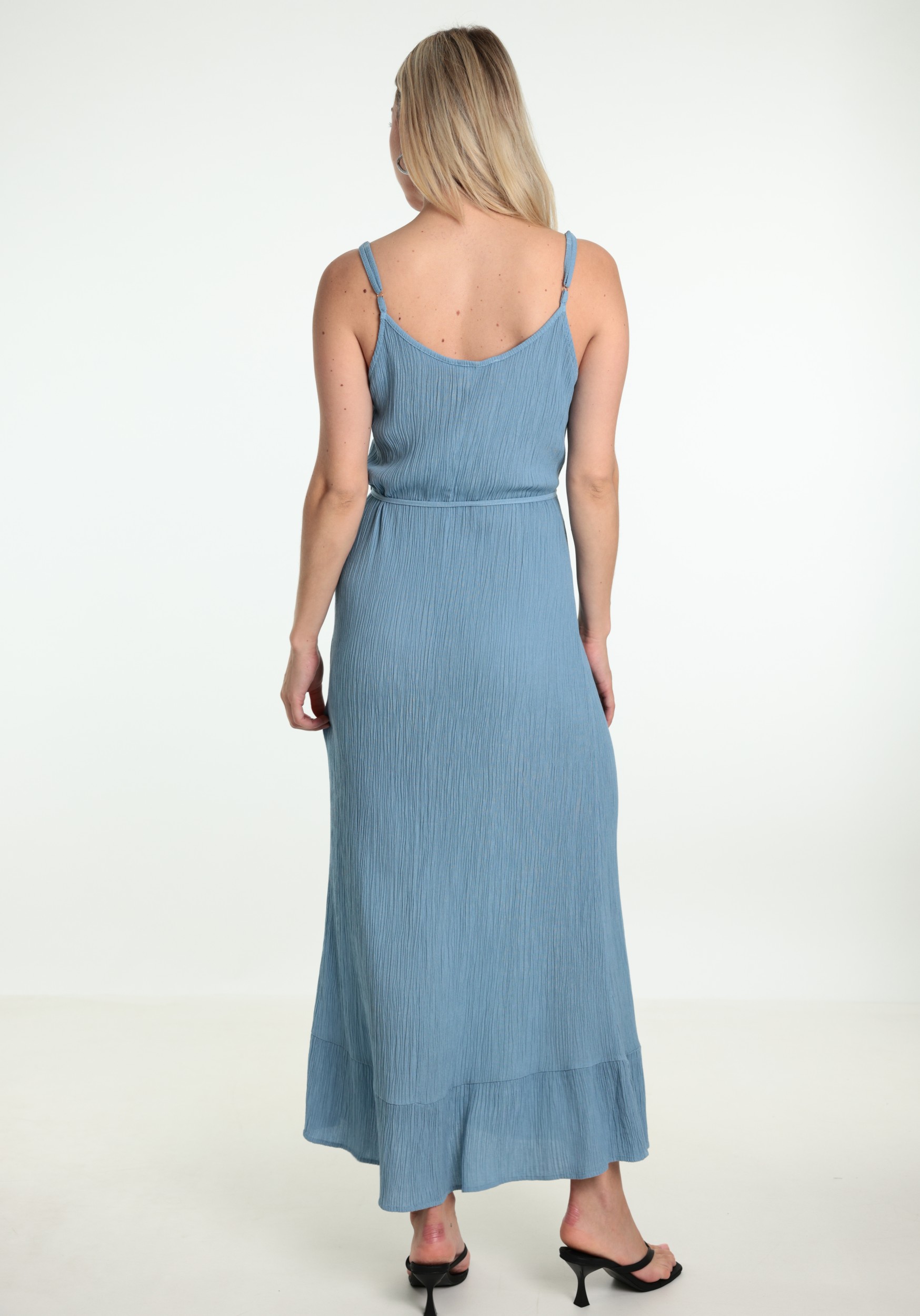 Tramontana Jurk Crinkled S01-20-501 F Licht blauw