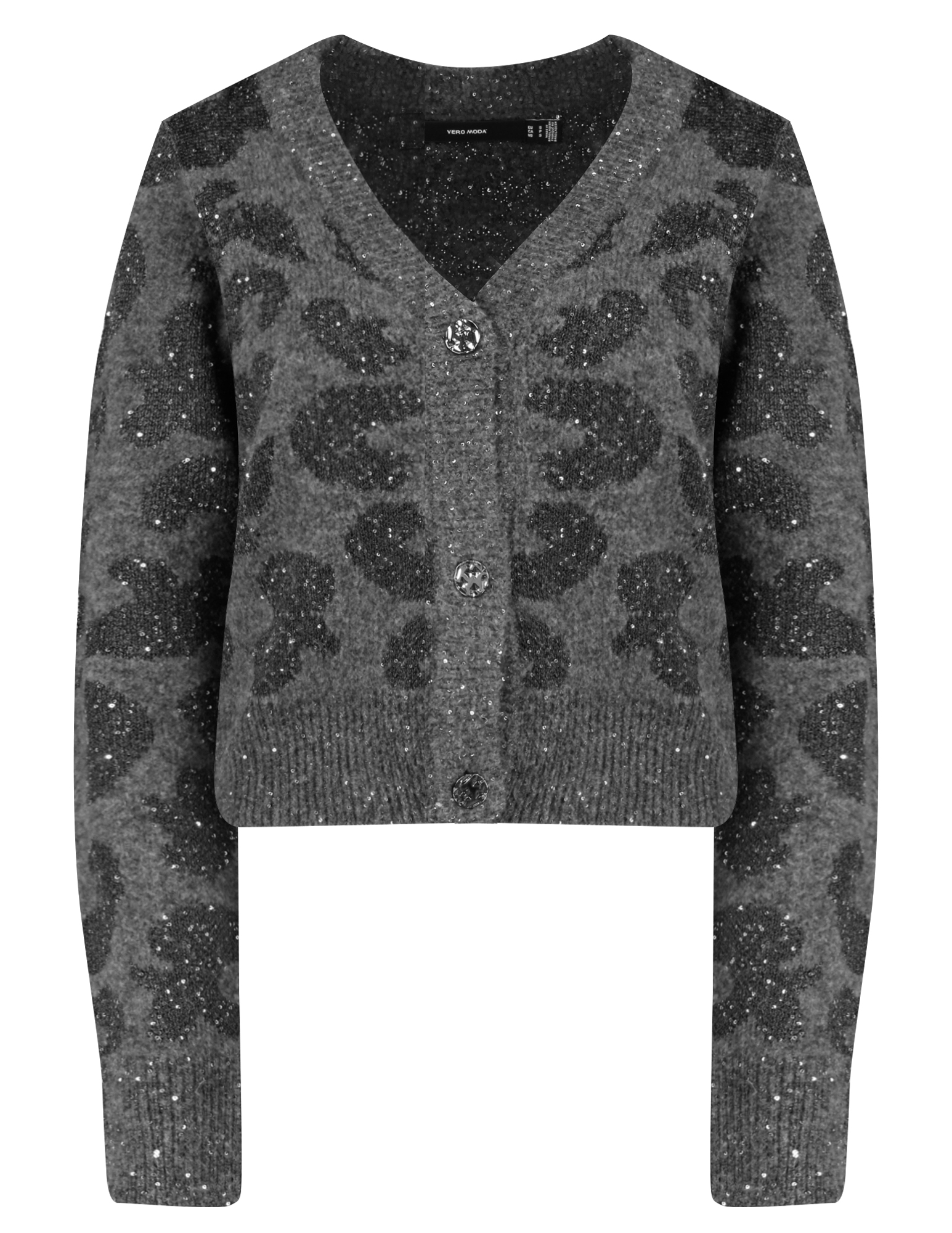 Vero moda Vest Zuzu 10339337 Grijs