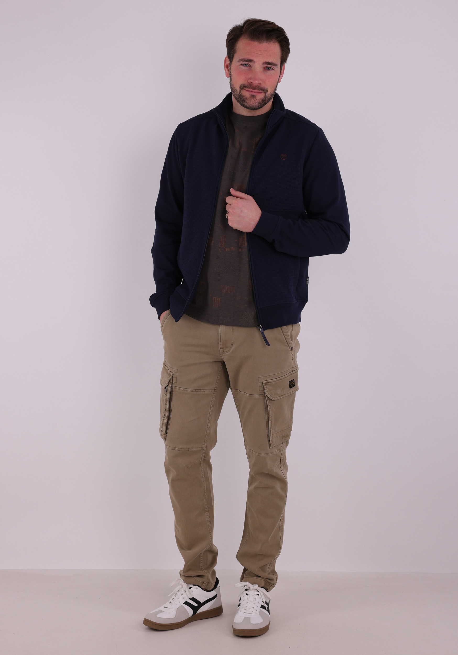 PME Legend T-shirt r-neck PTSS2602561 Donker groen