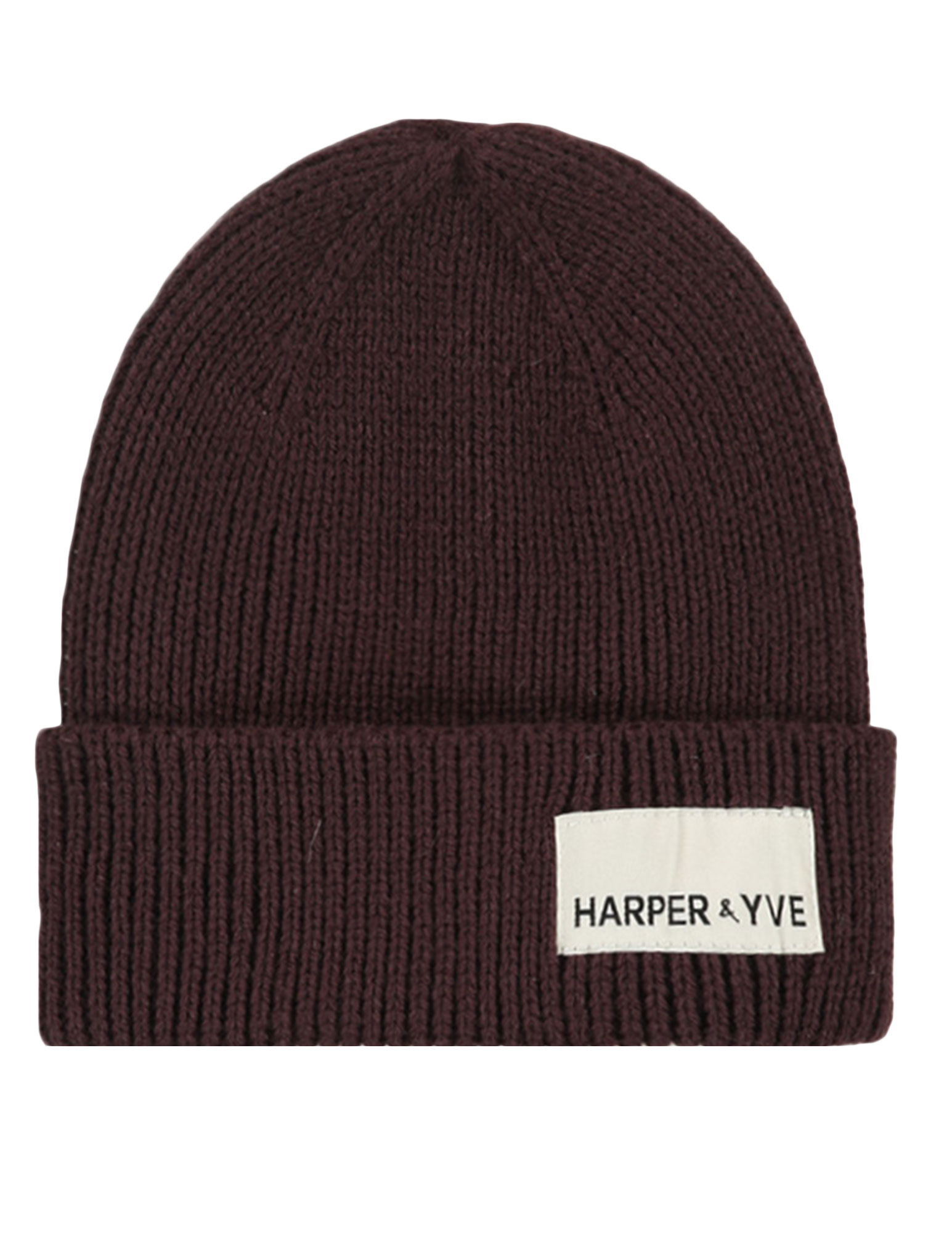 Harper & Yve Beanie harper AW25NACC01 Donker bruin