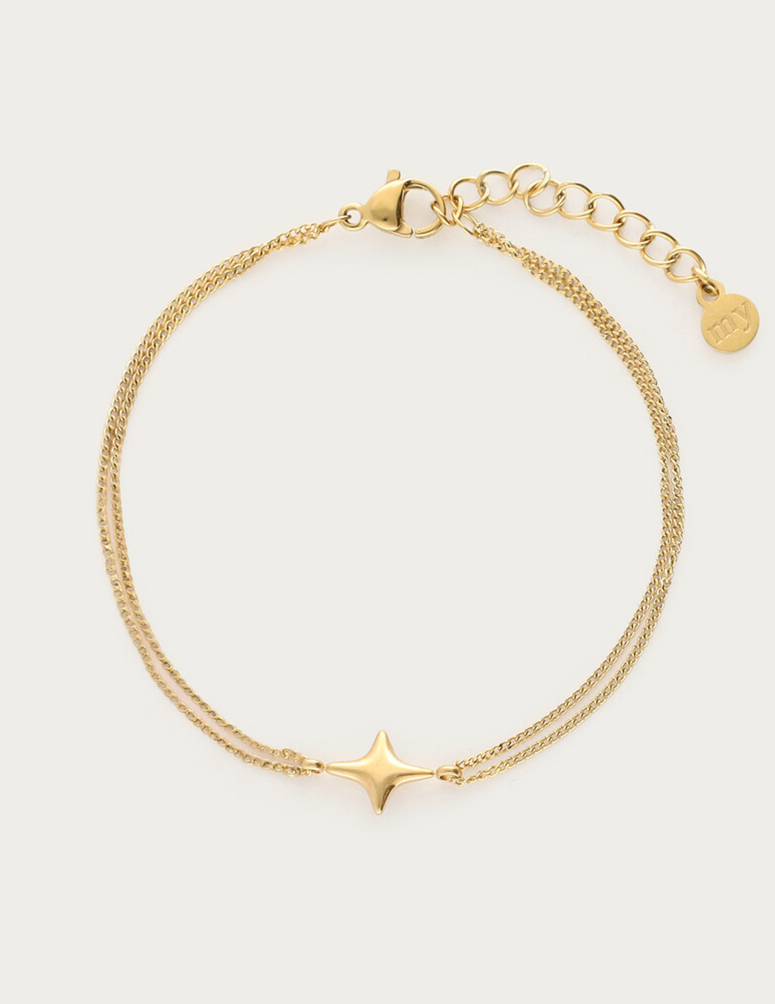 My Jewellery Special armband "Enjoy the adventure" MJ13802 Goud