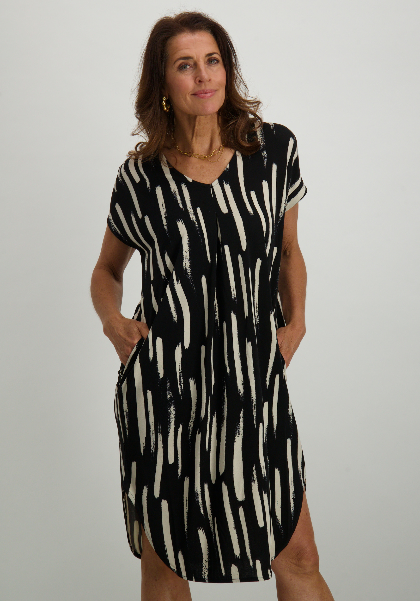 FREE|QUENT Jurk Floi 206676 Zwart