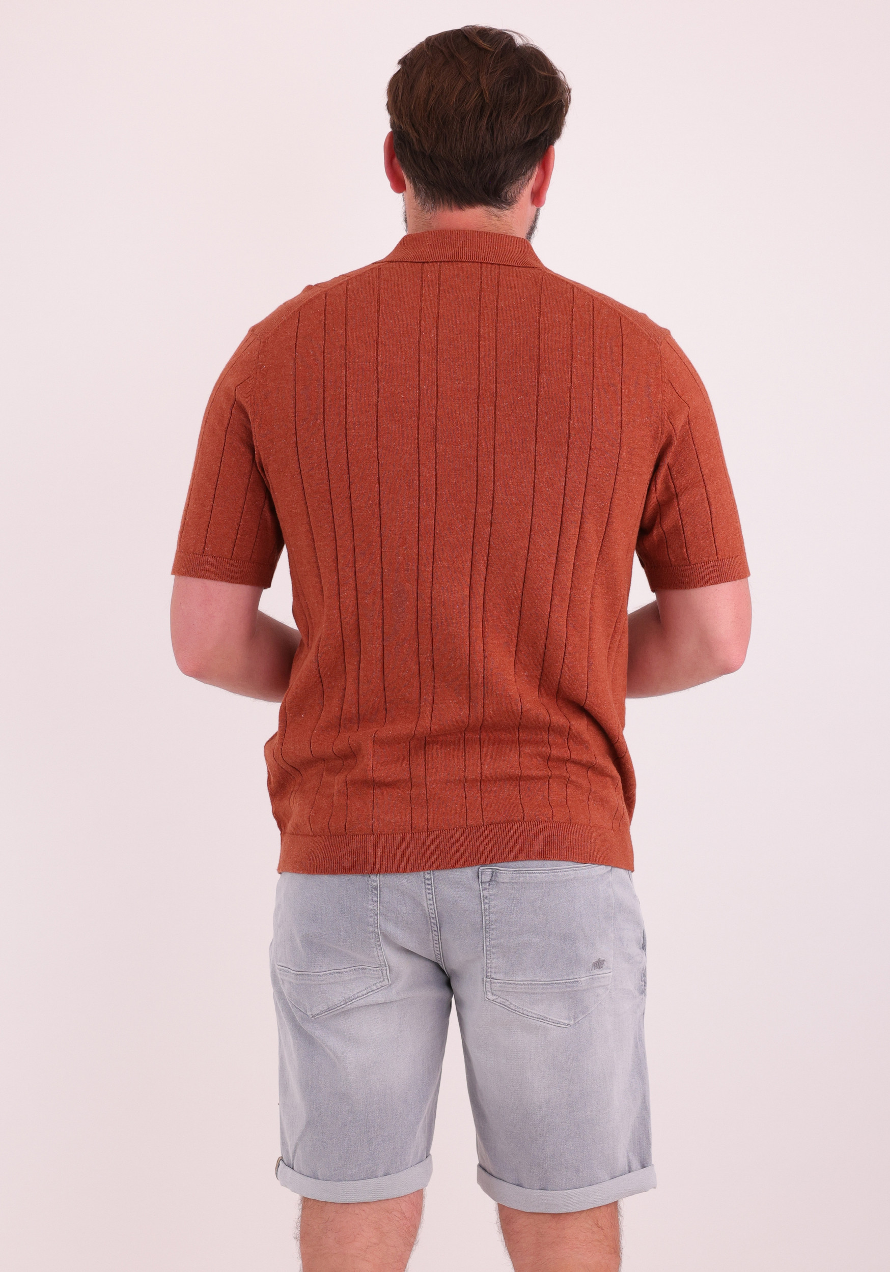 ONLY & SONS Polo Sofus 22037216 Steenrood