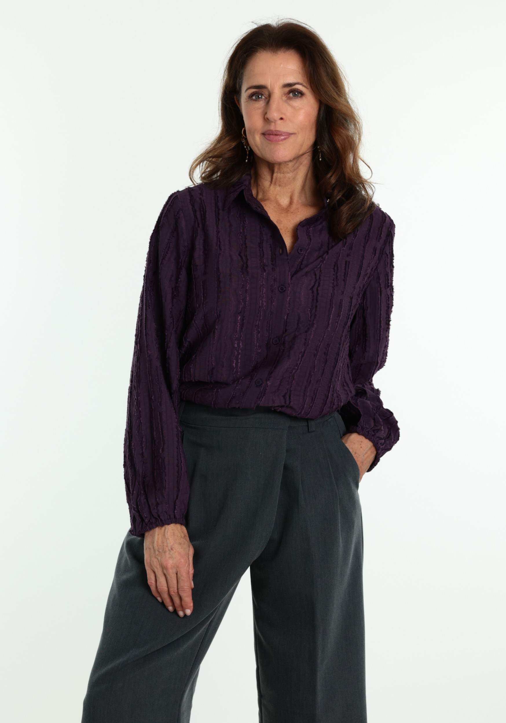Tramontana Blouse C55-22-301 Paars