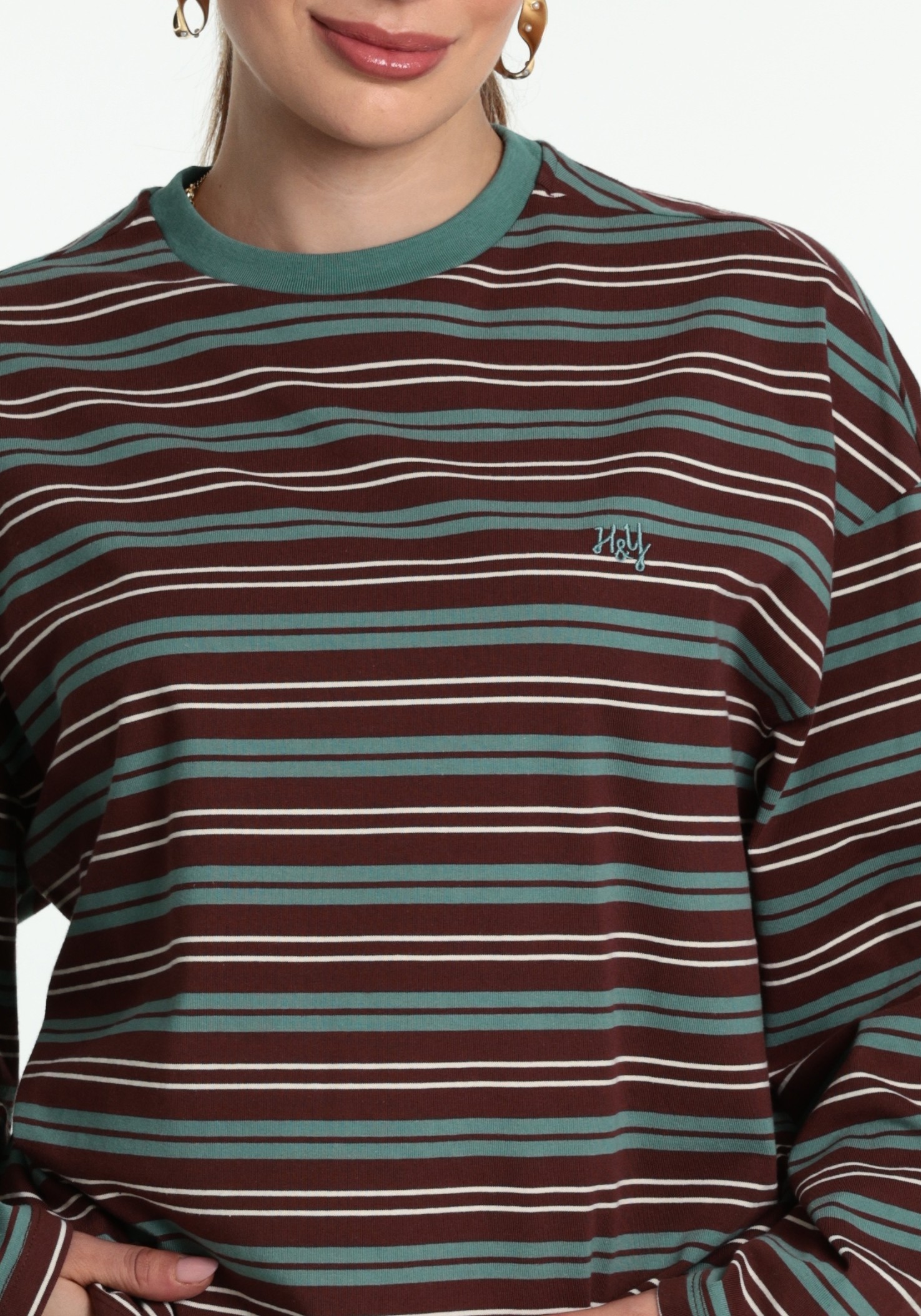 Harper & Yve T-shirt Tommy AW6P613 Turquoise