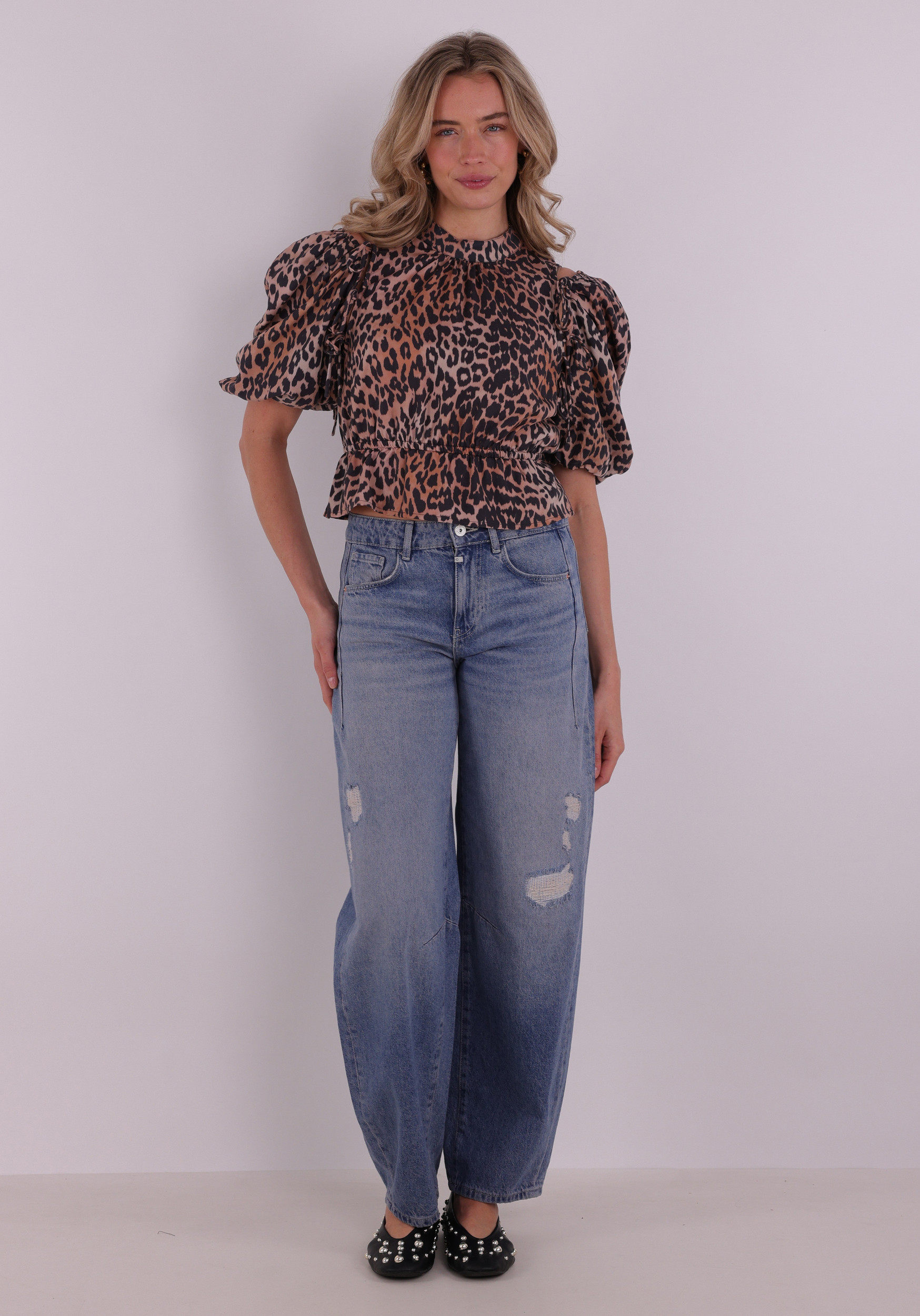 Harper & Yve Blouse Jacey SS6C402 Bruin