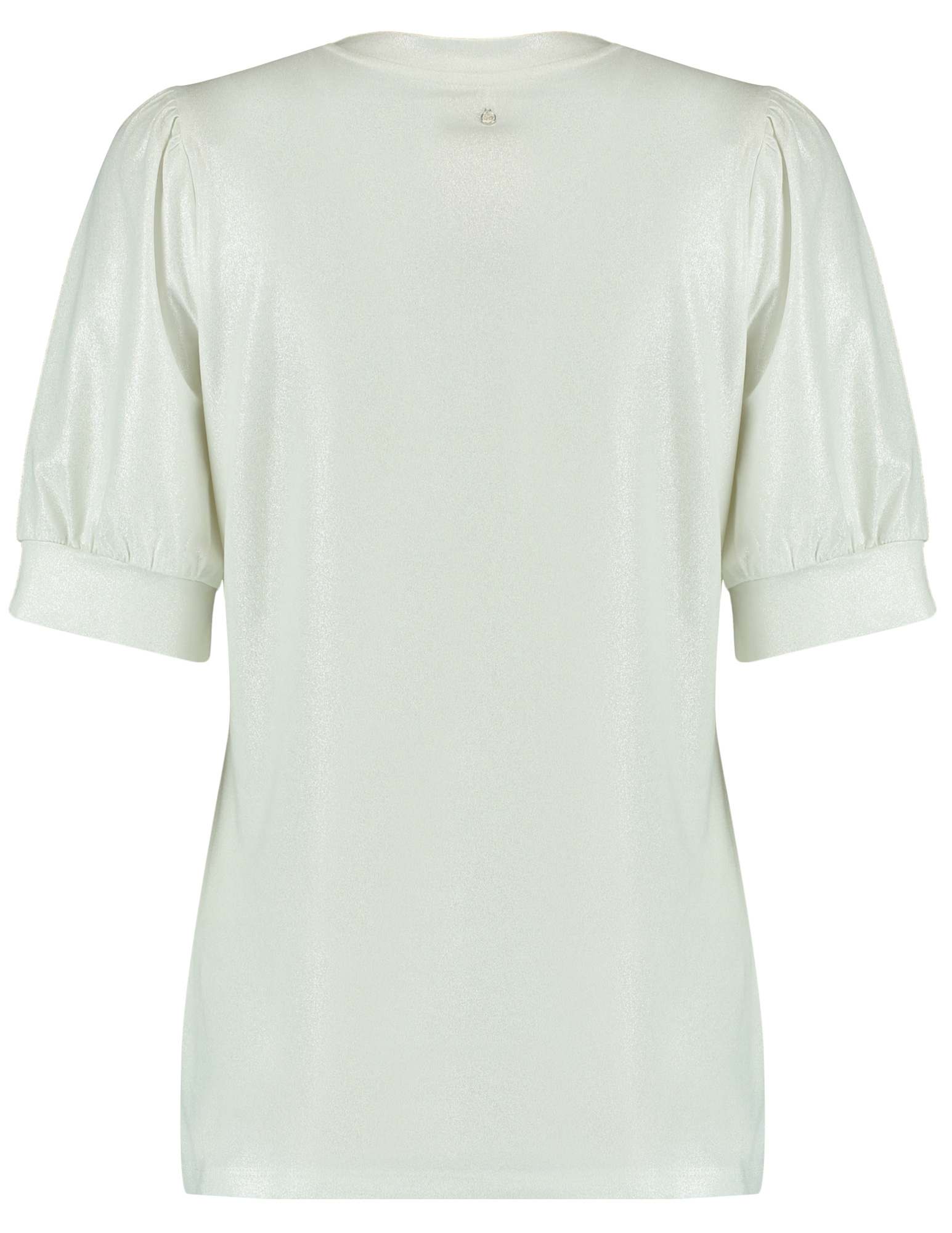 Tramontana T-shirt Coated puff-sleeve D02-19-402 Wolwit-ecru