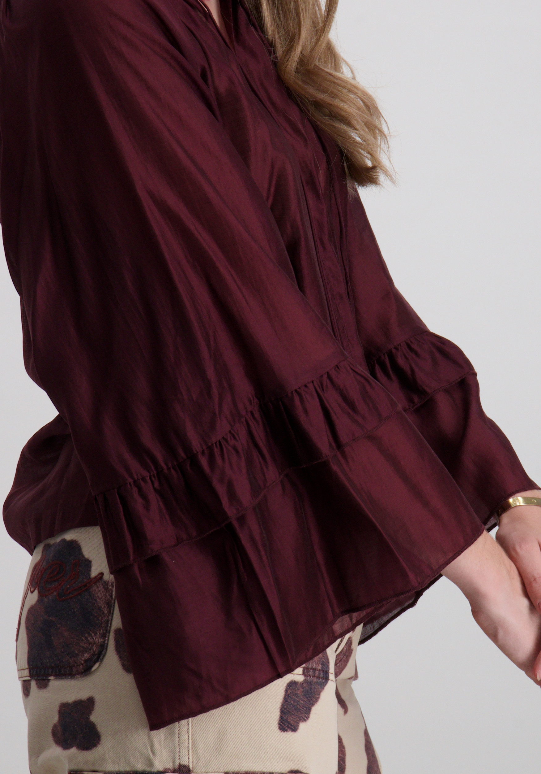 Vero moda Blouse Jenna 10334441 Bordeaux