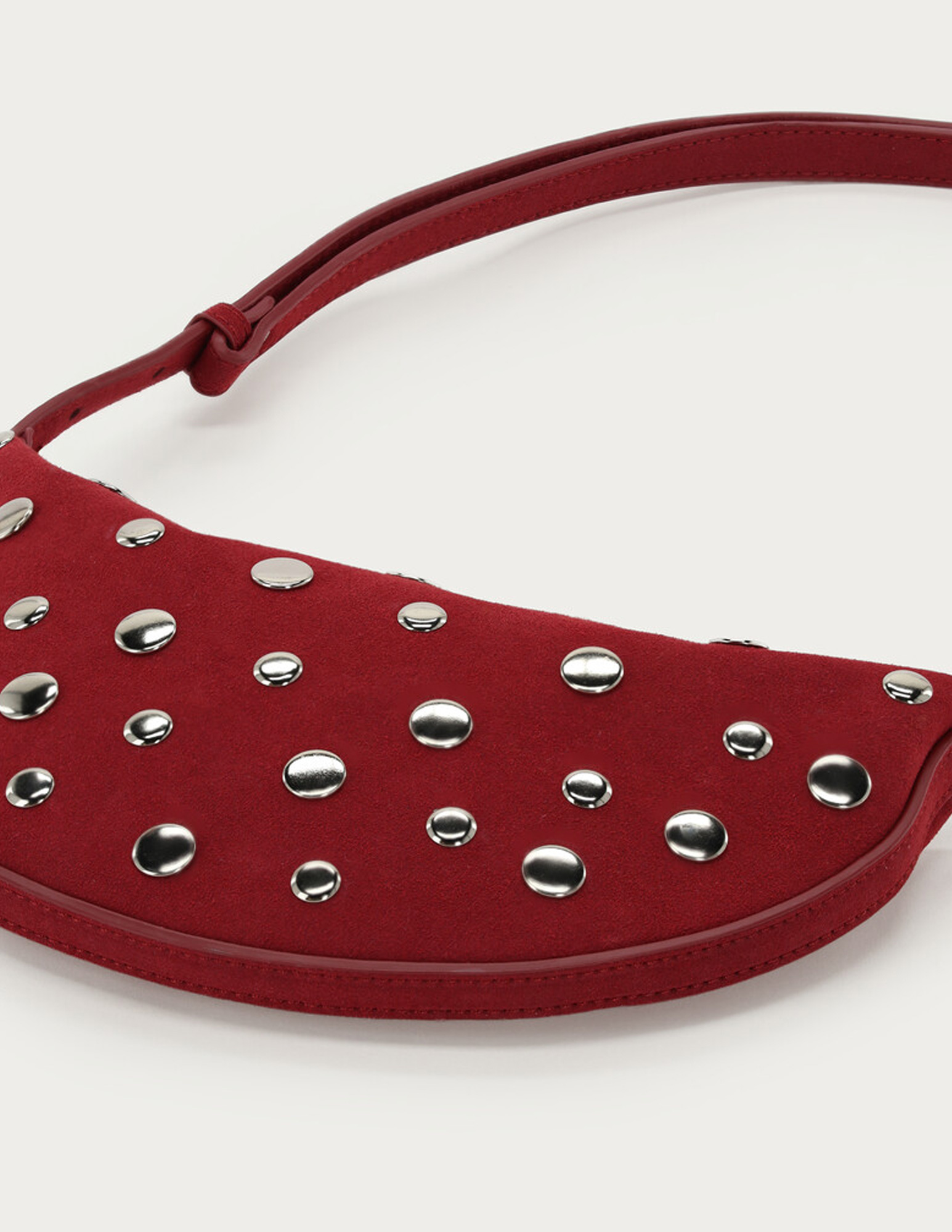 My Jewellery Crossbody tas met studs MJ14750 Rood