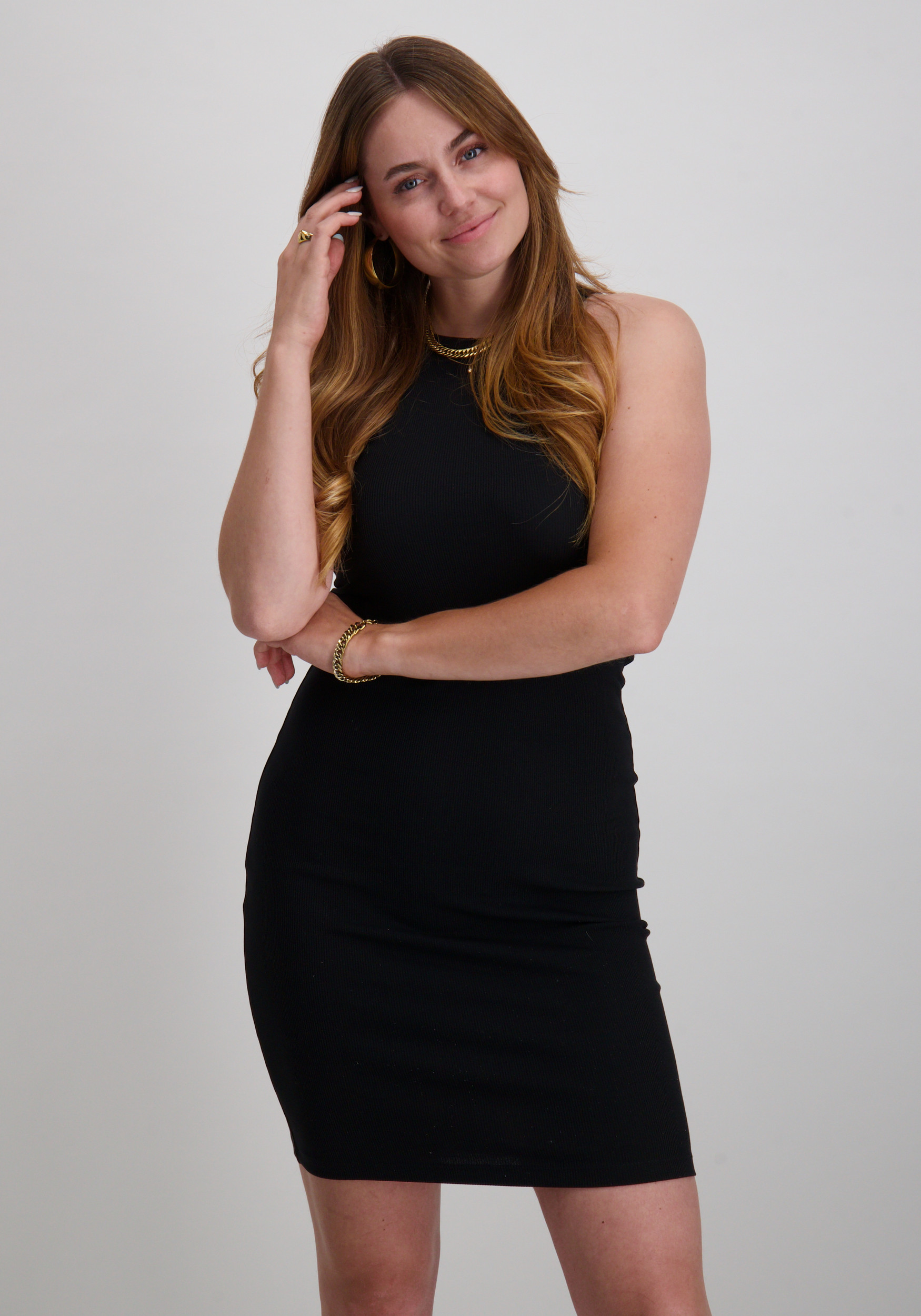 Vero moda Jurk Chloe 10306898 Zwart