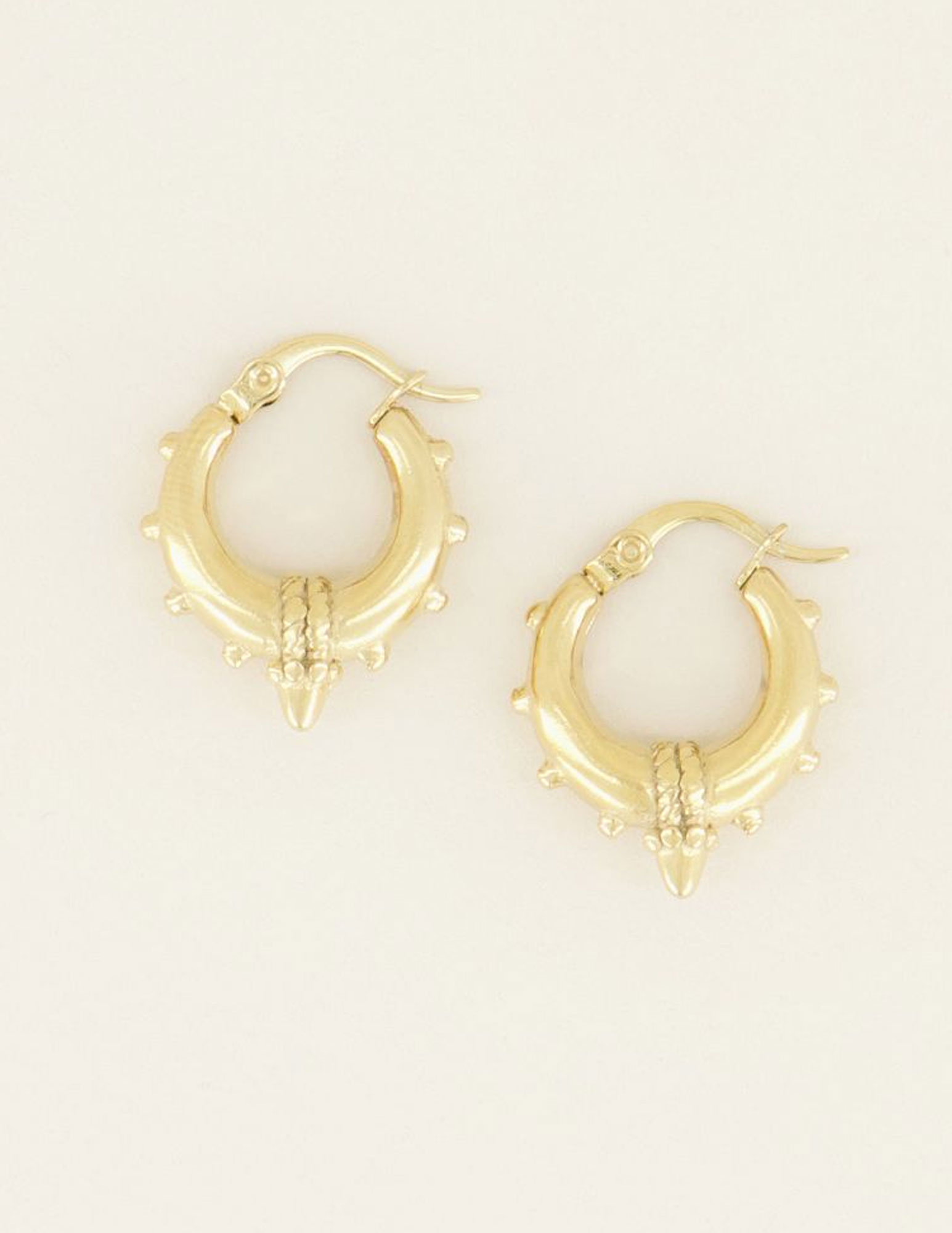 My Jewellery Chunky oorbellen MJ03696 Goud