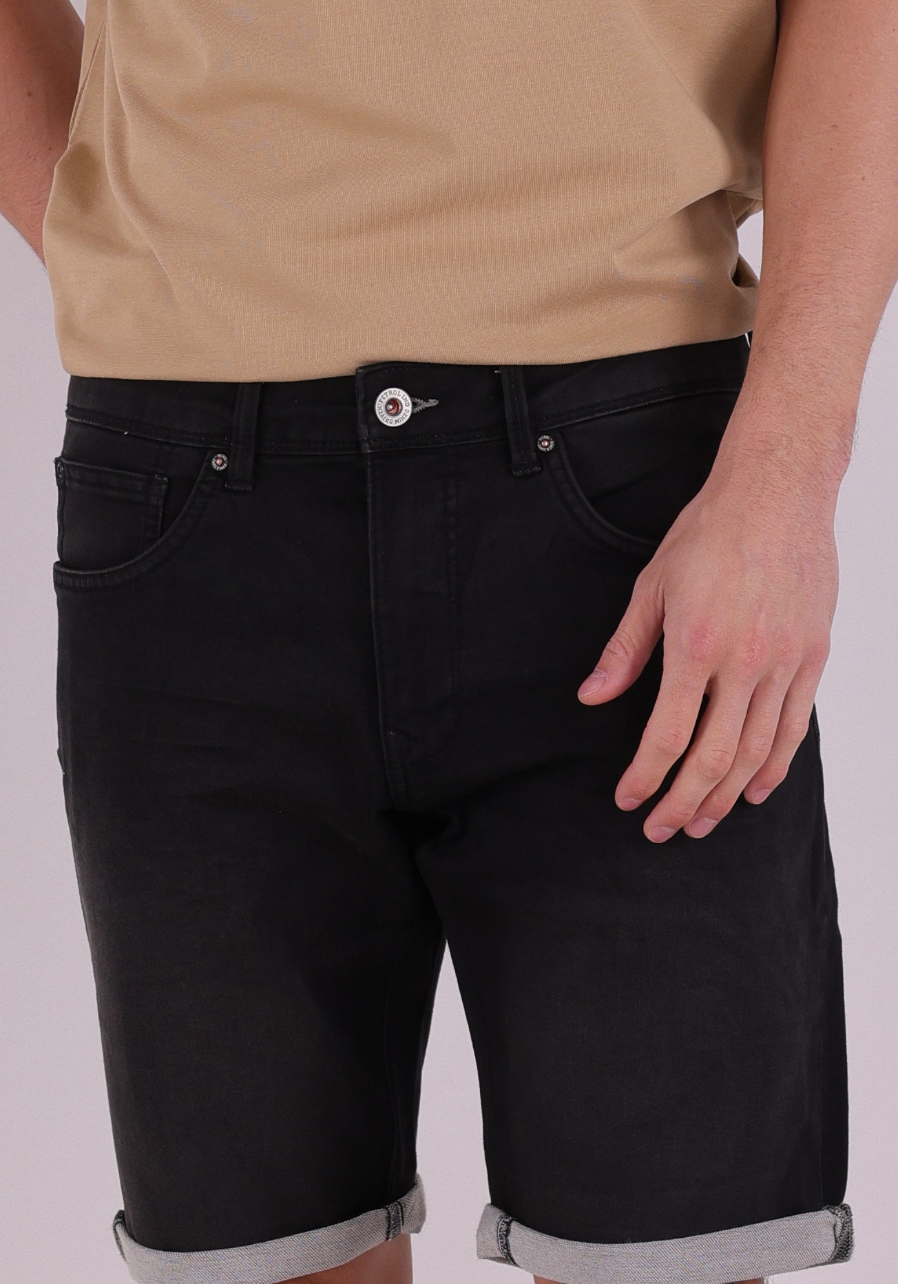 Petrol Denim short M-ROS-SHO001 Zwart