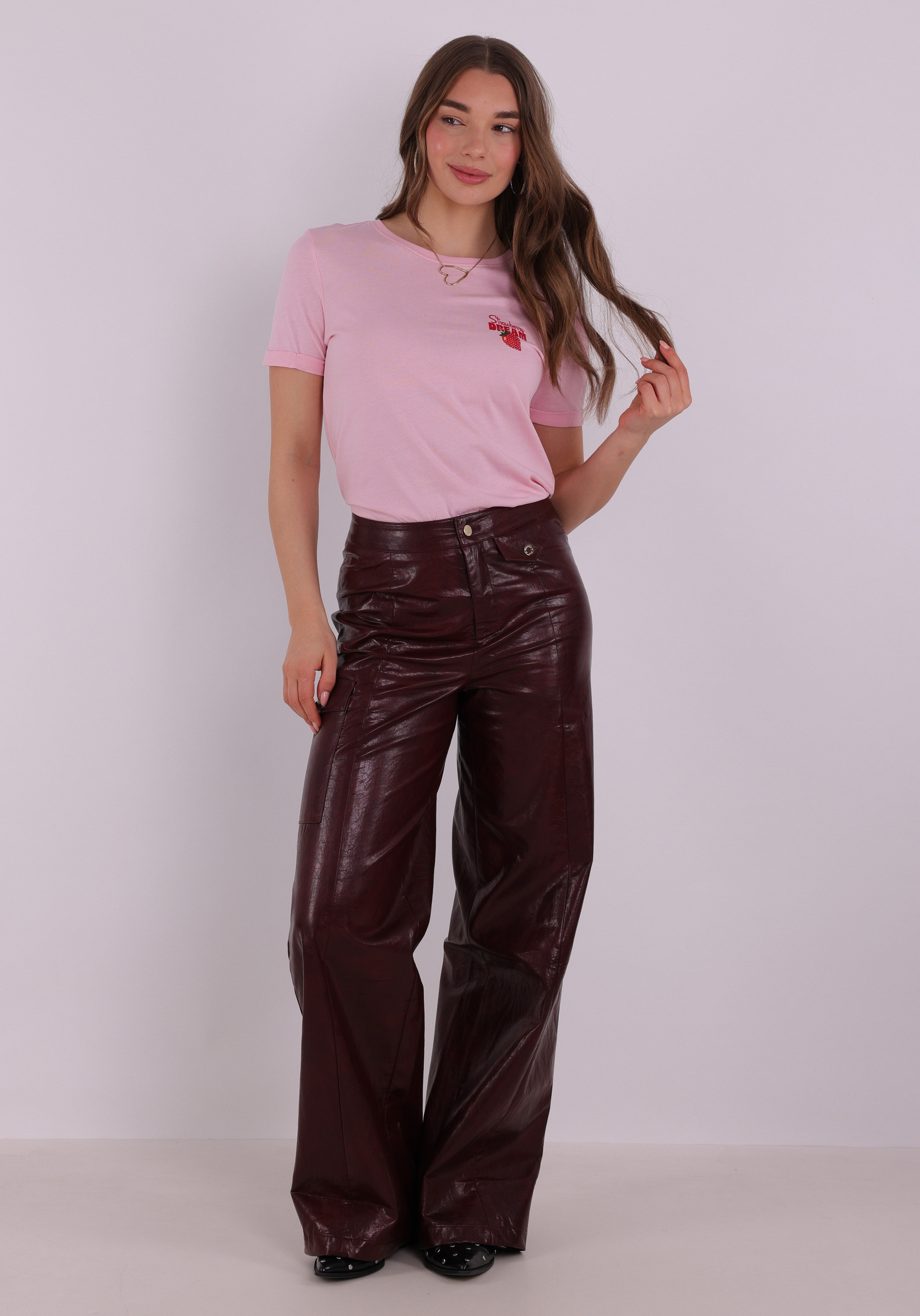 Only T-shirt Kita 15291465 Licht rose