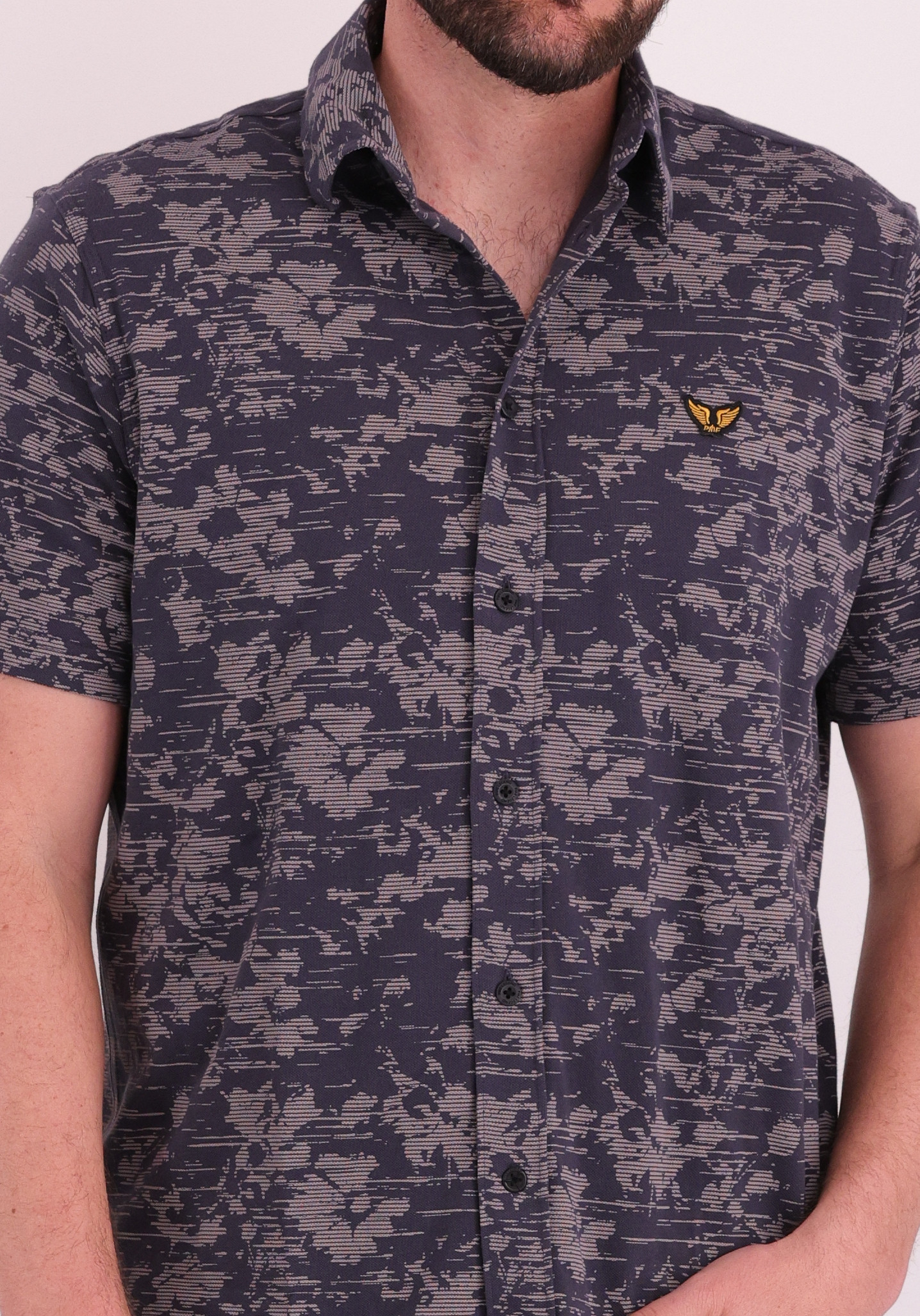 PME Legend Overhemd PSIS2603254 Donker blauw