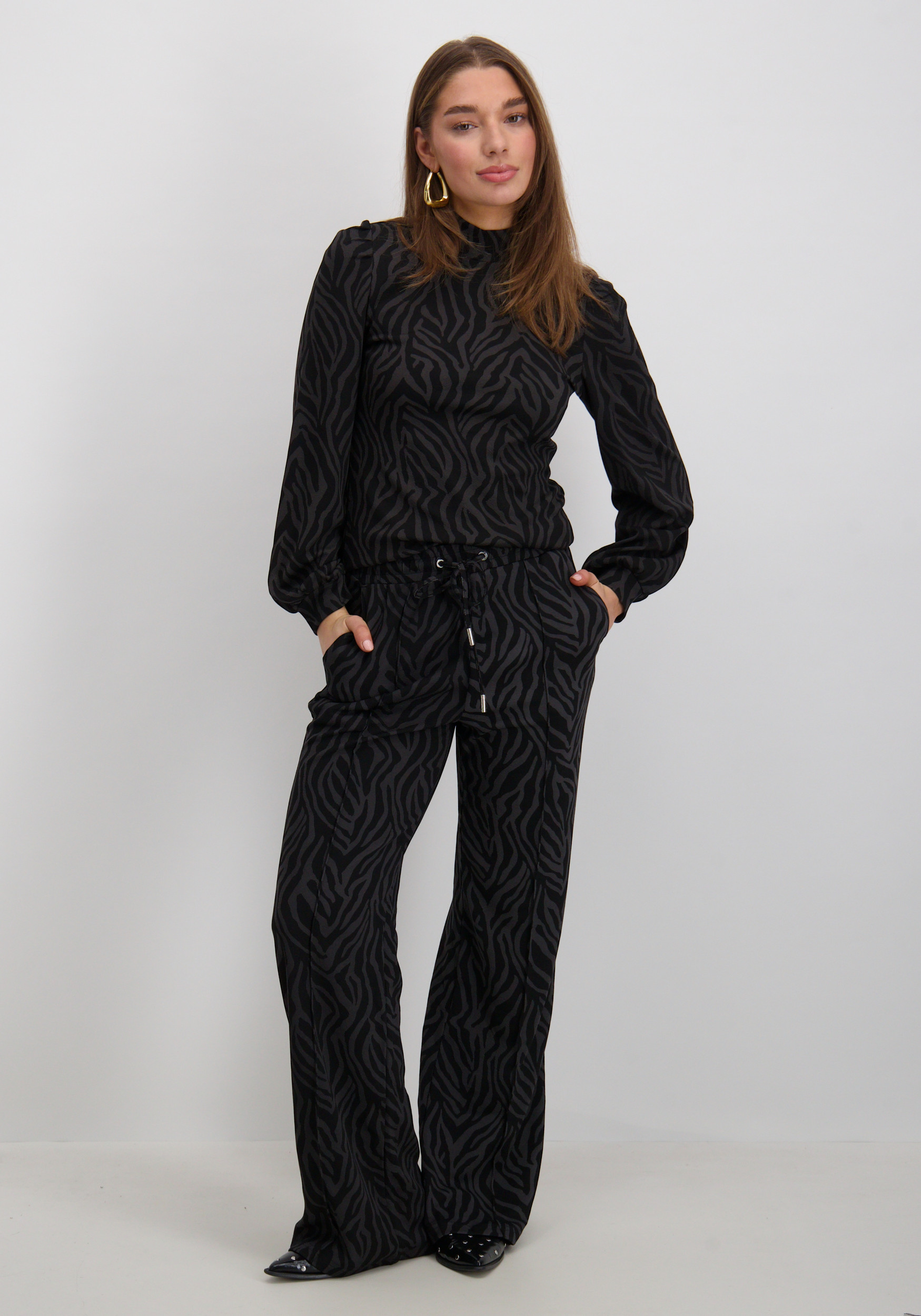 Lofty Manner Top Maren QK09 Grijs