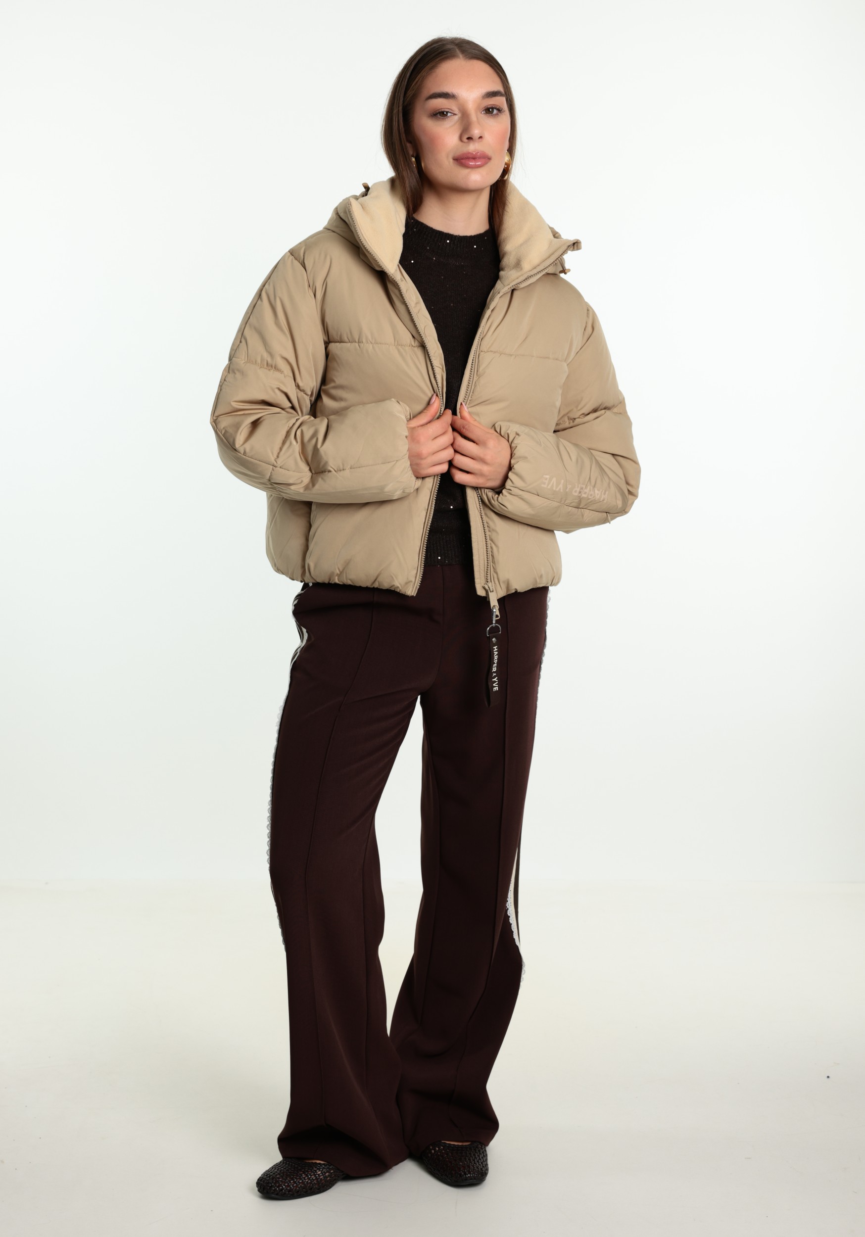 Harper & Yve Winterjas Ibby AW6N222 Zand