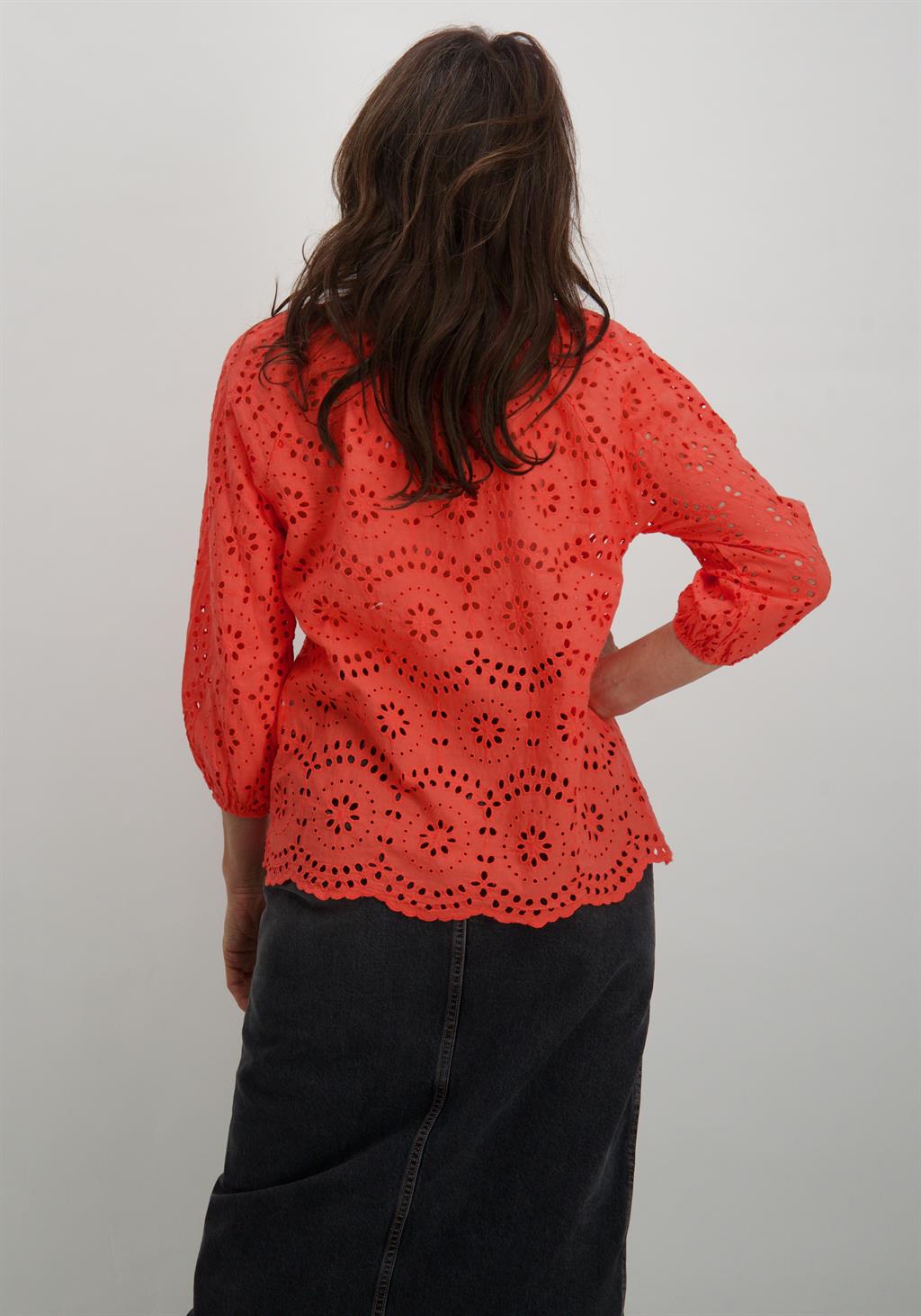 Geisha Blouse 43035-70 Zalm