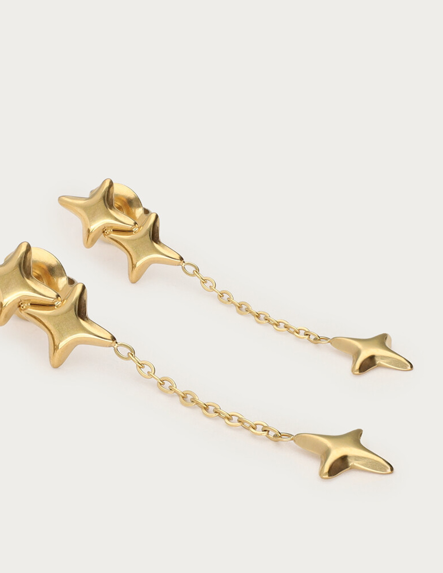 My Jewellery Oorhangers met Poolsterren MJ14780 Goud