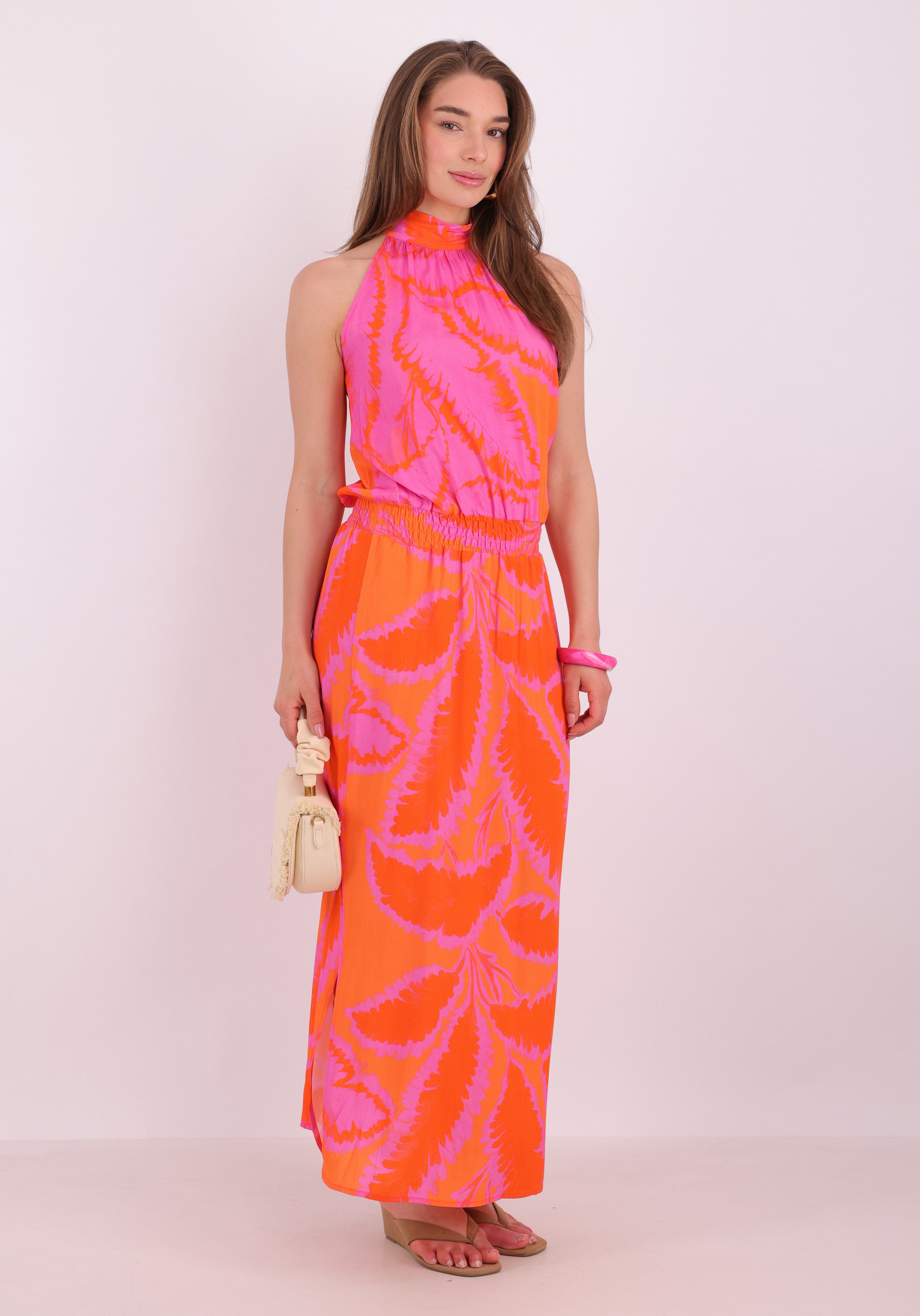 Geisha Jurk all-over print 67358-70 Rose