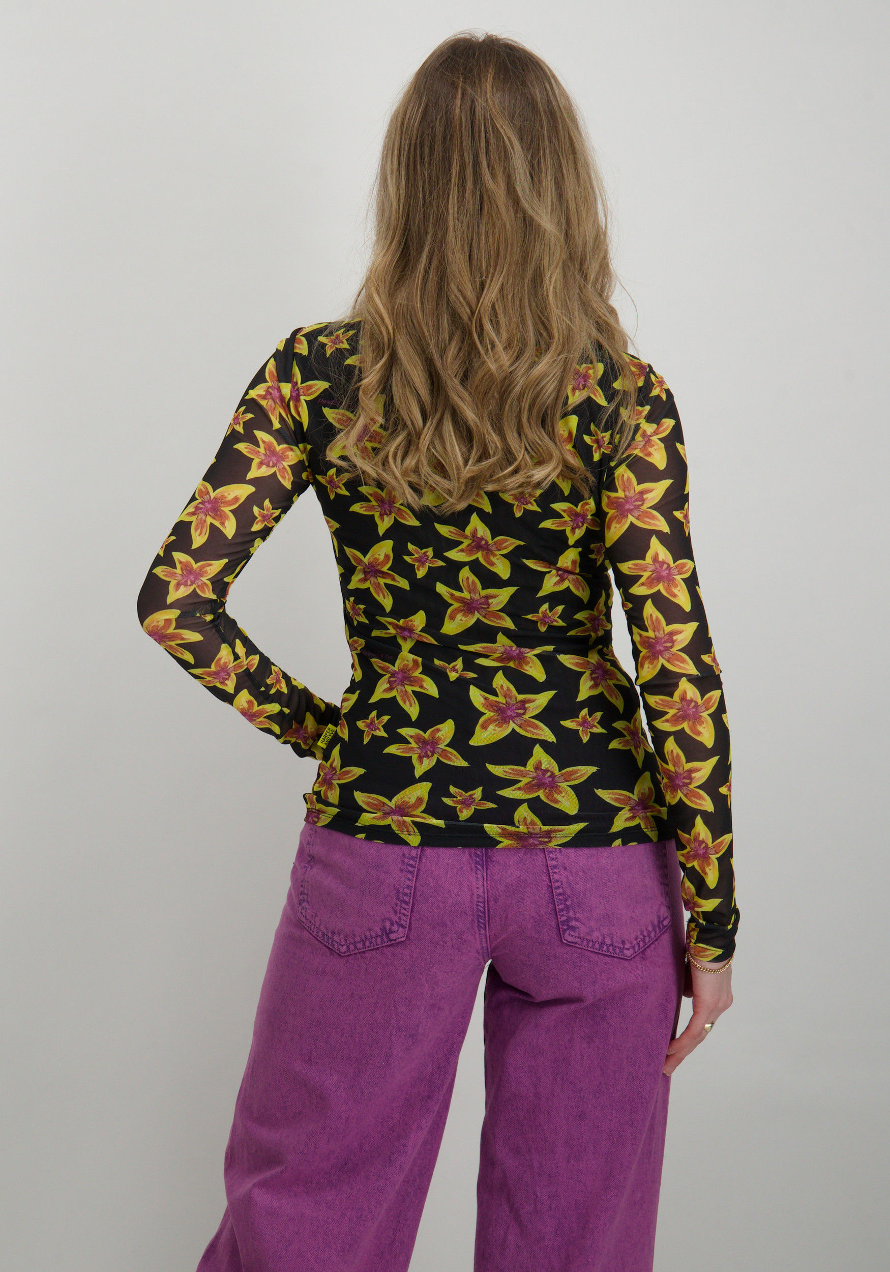 Harper & Yve Top Jane SS25J502 Geel