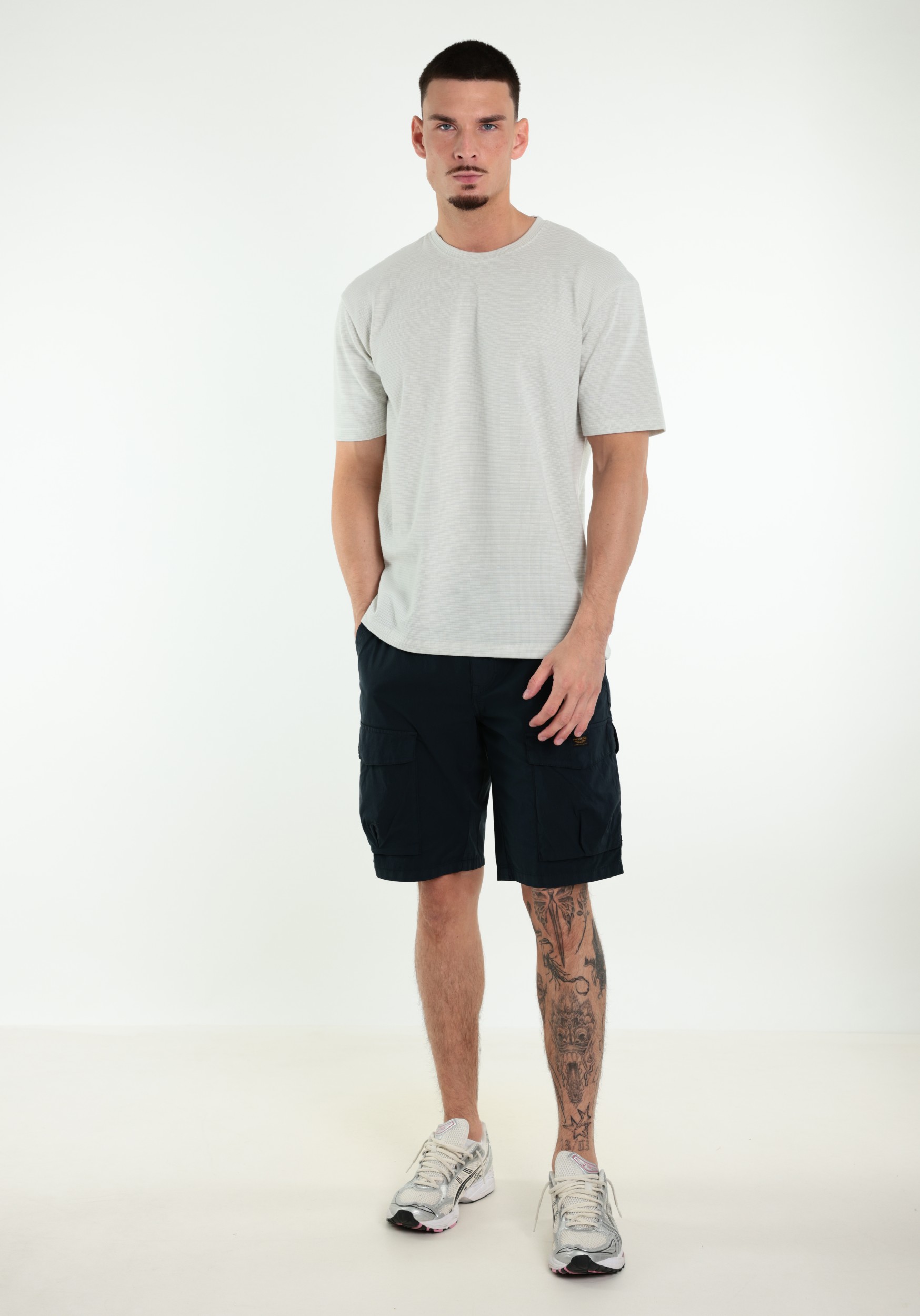 PME Legend Short hawkdown PSH2604697 Donker blauw