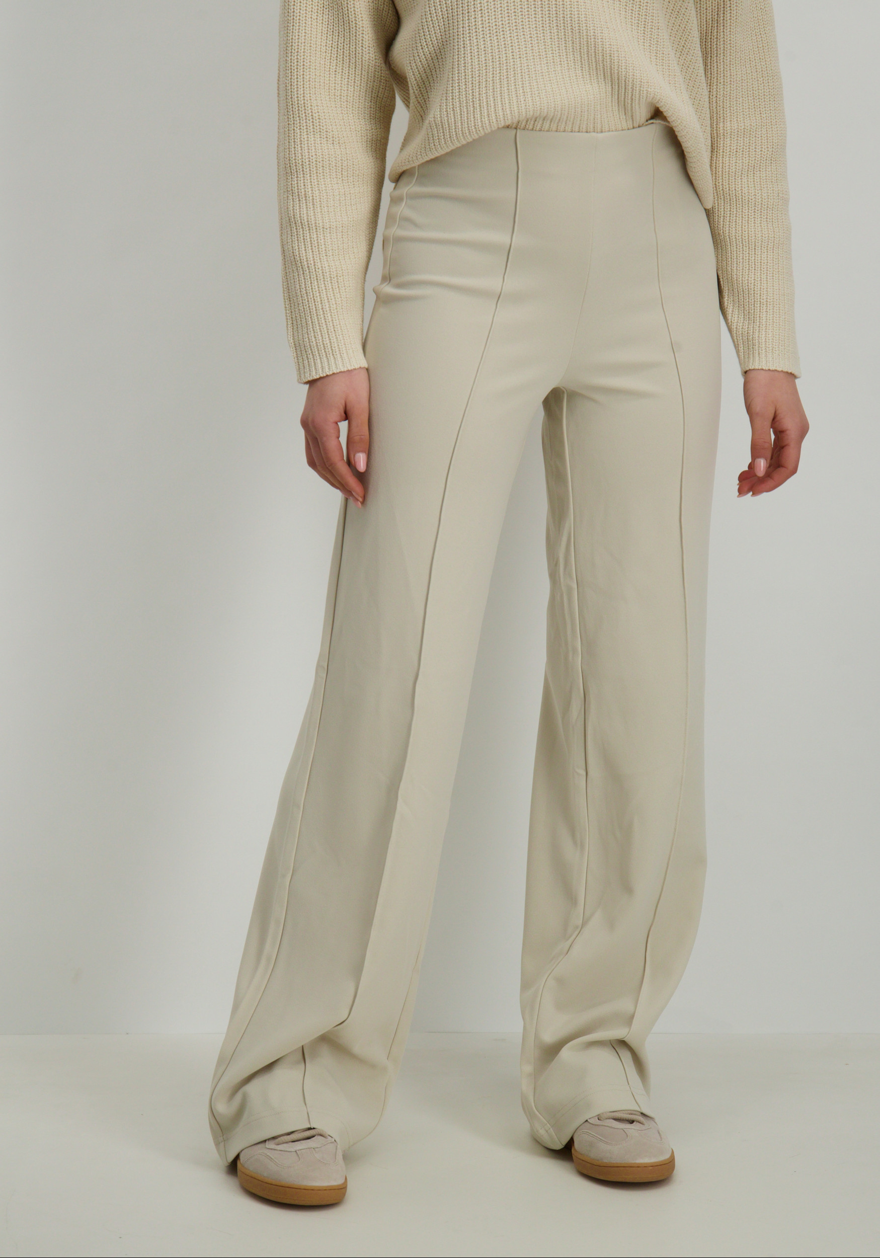 Vero moda Broek Becky 10257168 Beige