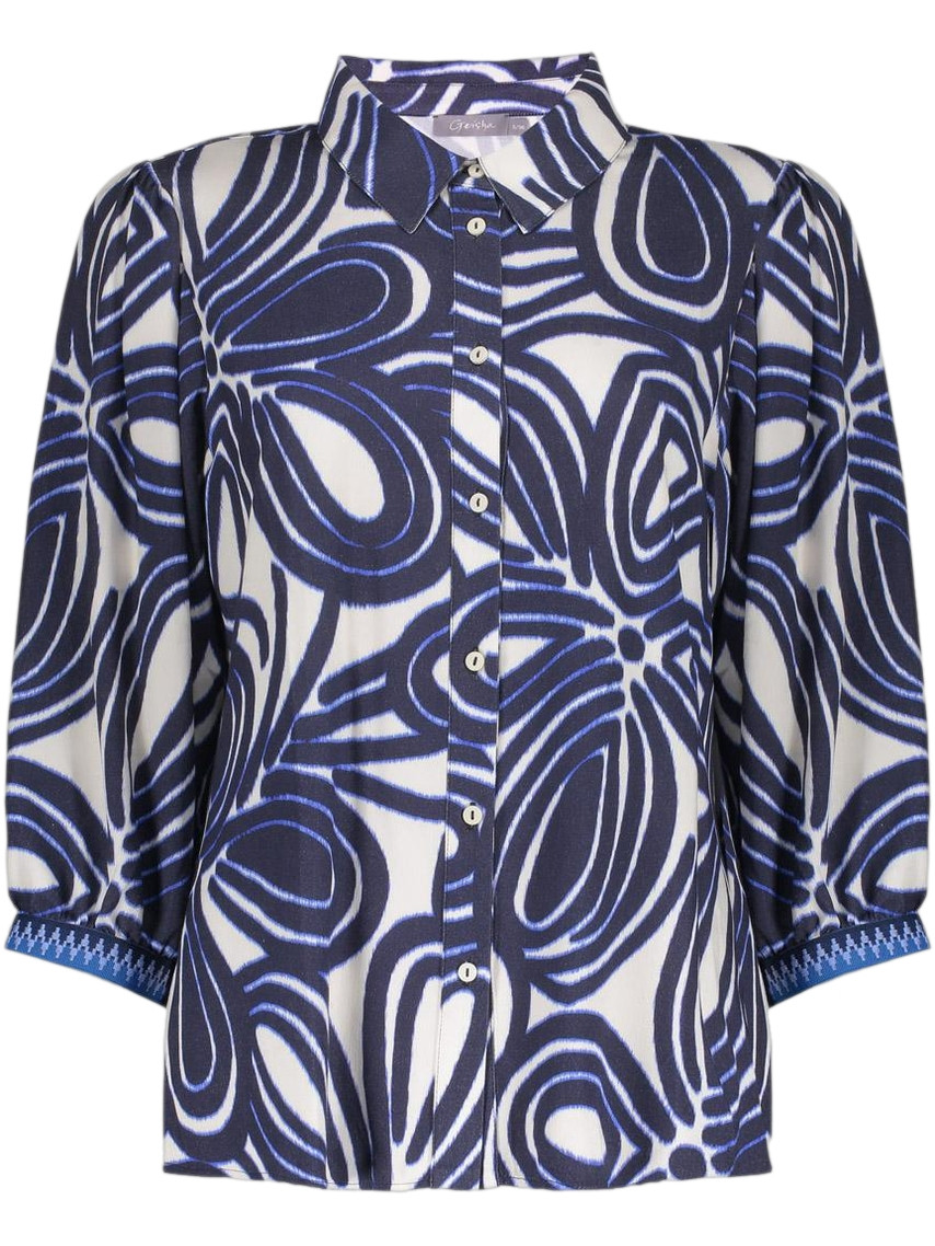 Geisha Blouse 63250-20 Blauw