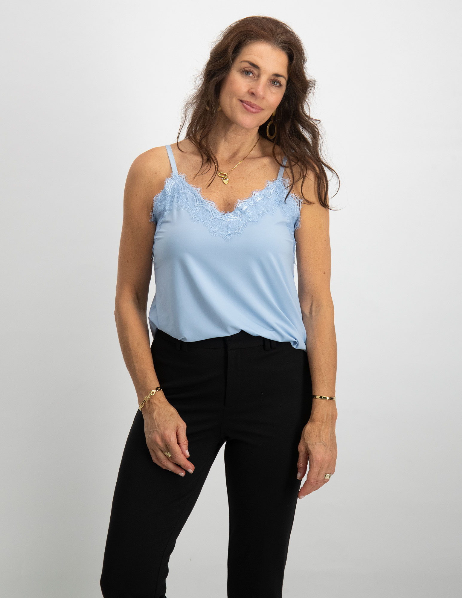 FREE|QUENT Top Bicco 120962 Licht blauw