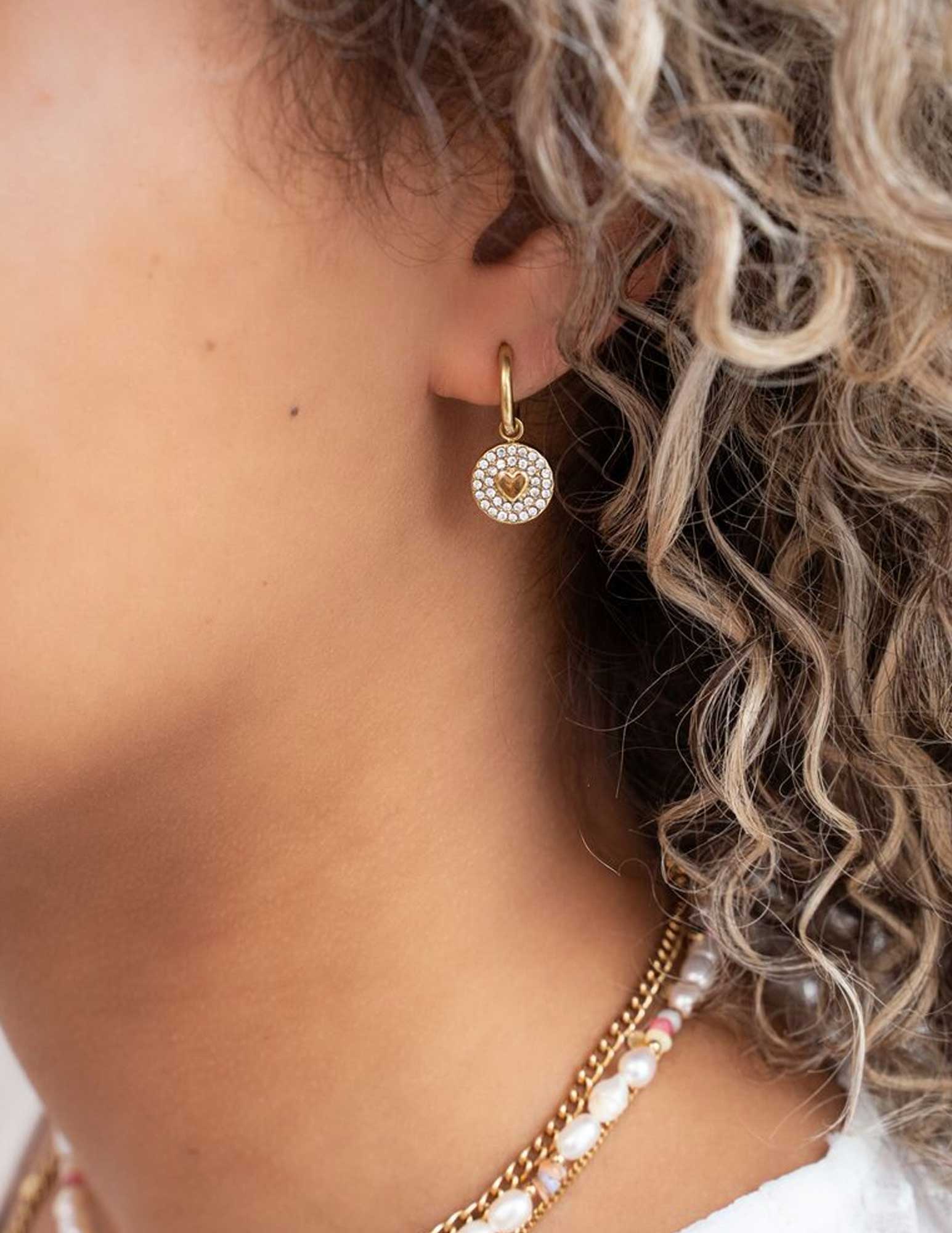 My Jewellery Oorbellen Sunchasers met bedel MJ08021 Zilver
