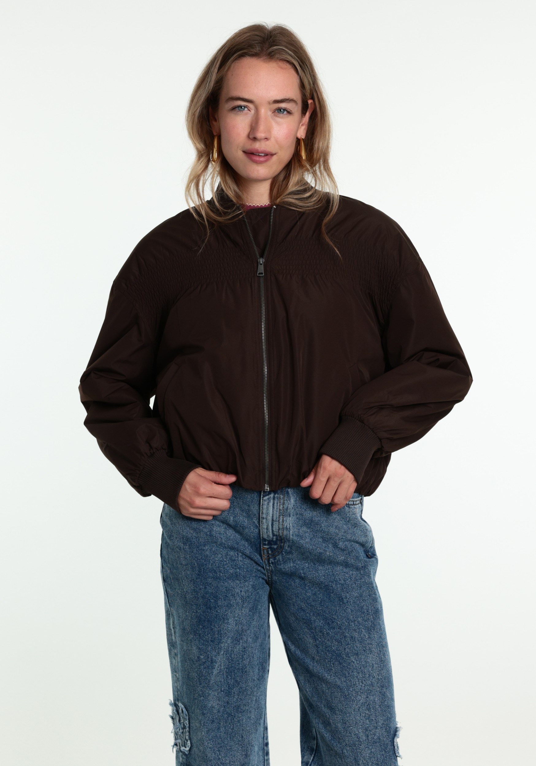 Kaffe Clothing Bomberjack Arlette 10511858 Donker bruin