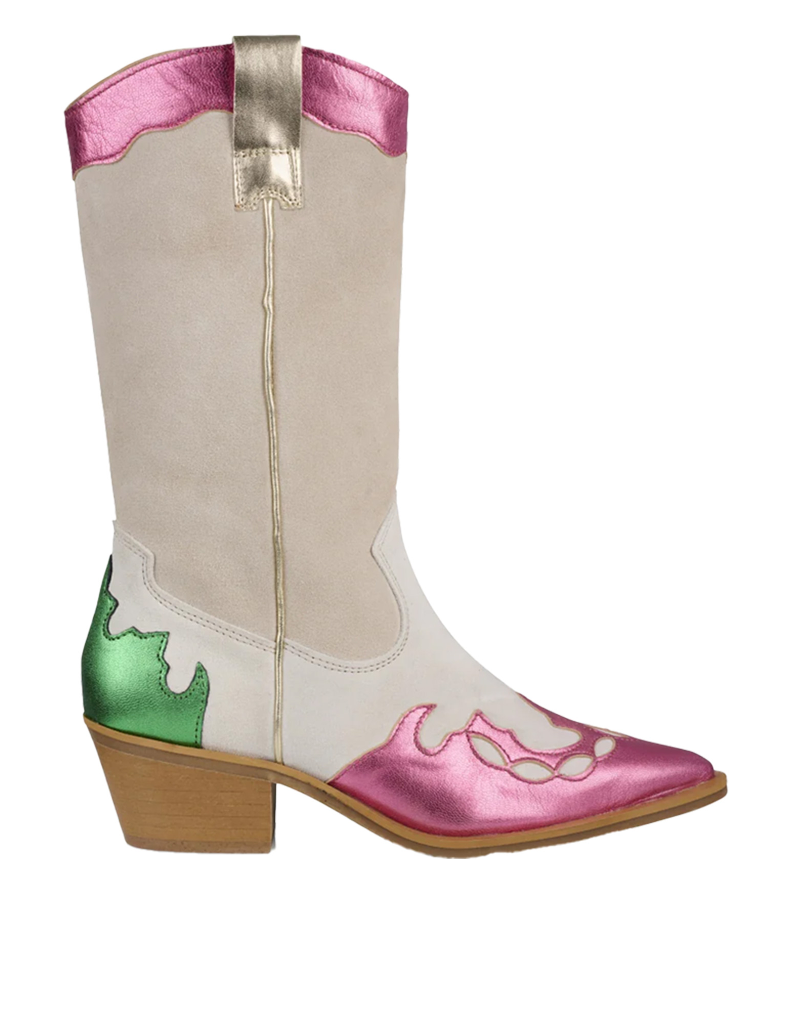 Dwars Cowboy laarzen Puglia Zand