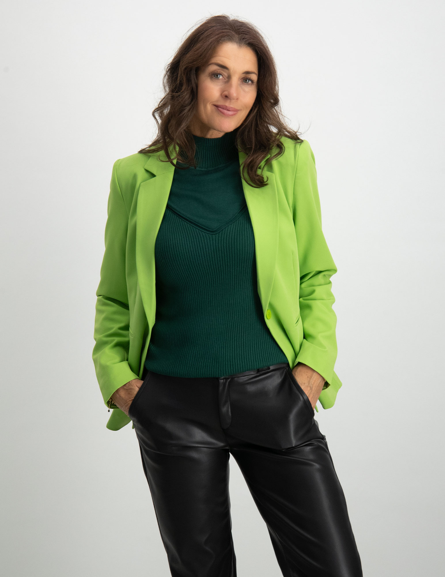 Ichi Blazer Lexi 20112607 Licht groen