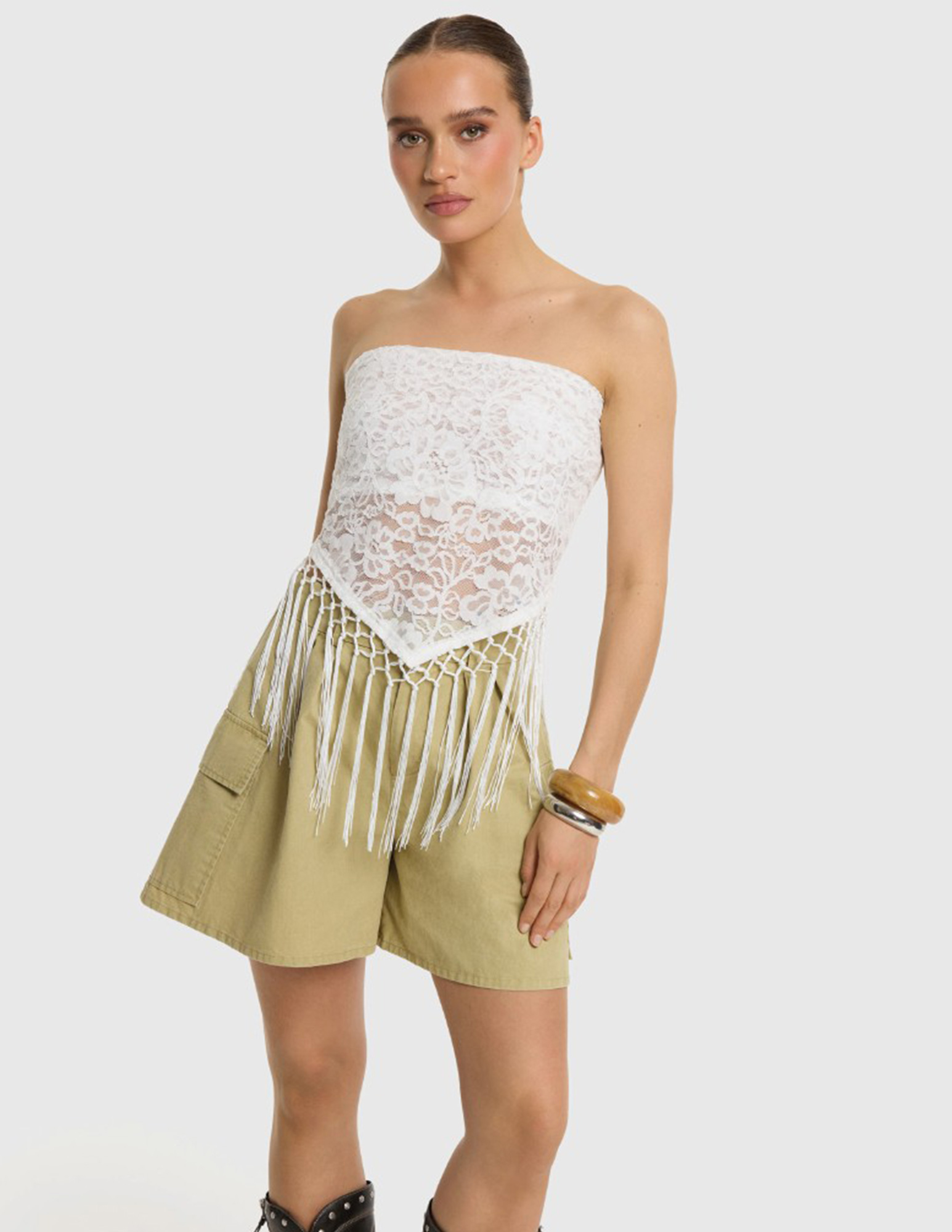 Refined Department Sjaal Carry R2606091196 Wit
