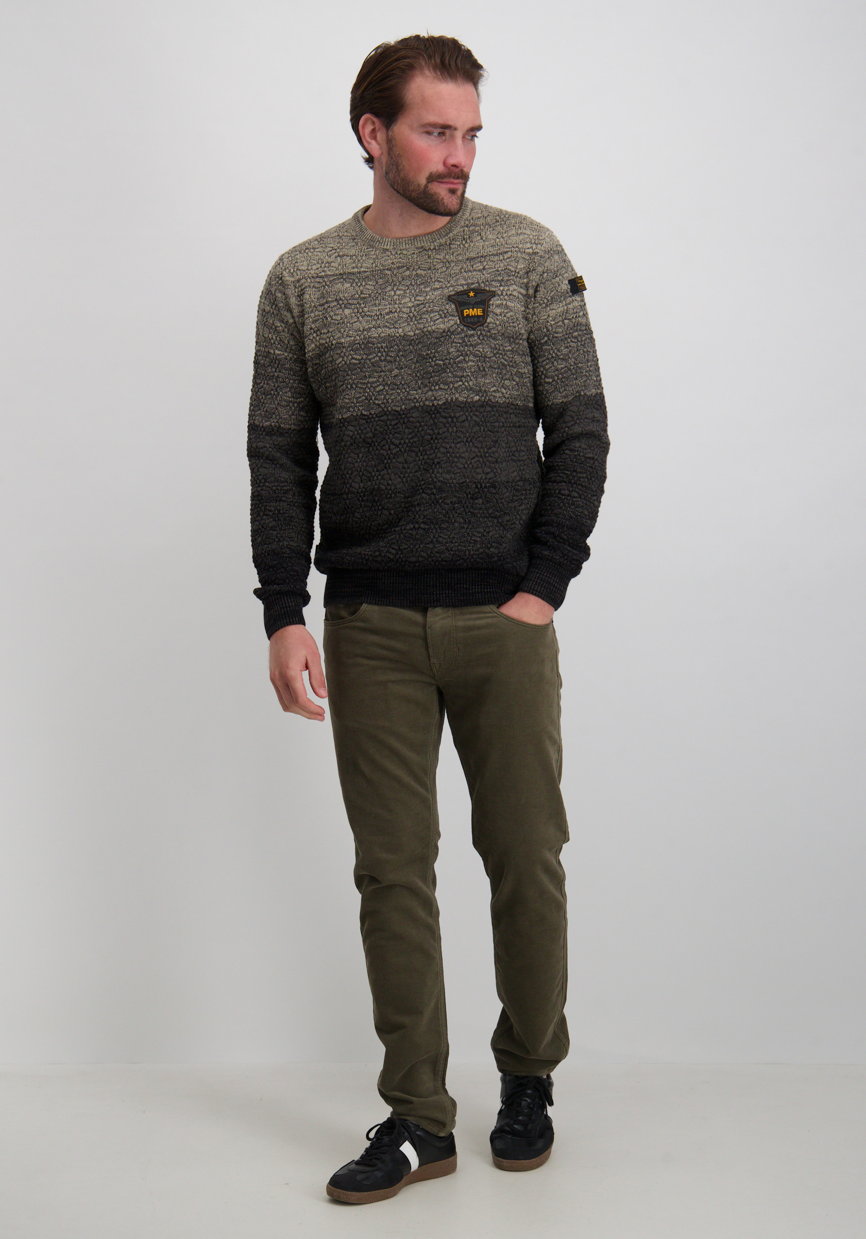 PME Legend Broek Nightflight structure PTR2510640-6444 Leger Groen