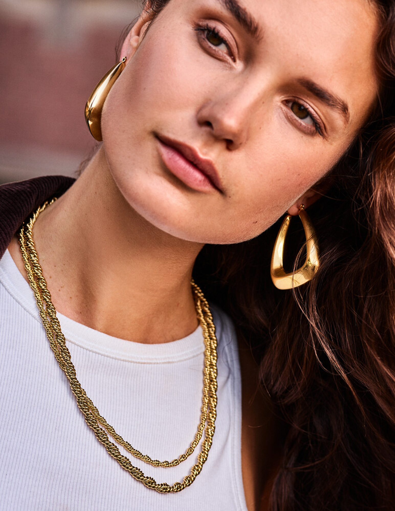 My Jewellery Bold ketting gedraaid klein MJ14157 Goud