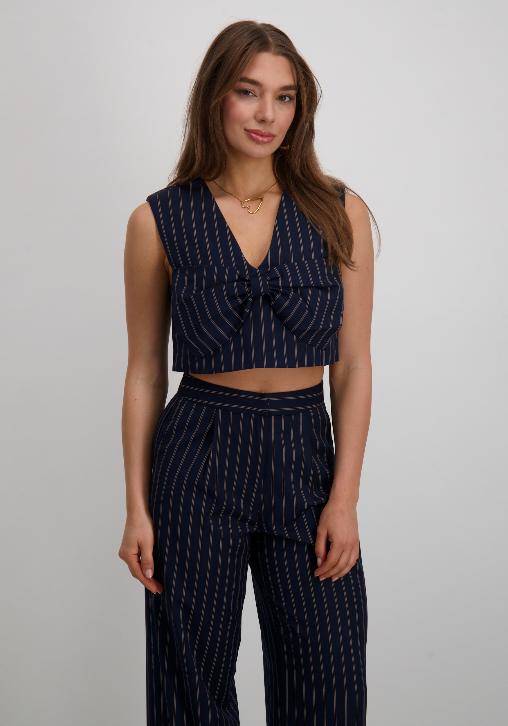 Harper & Yve Top Sabrina DW25N401 Donker blauw