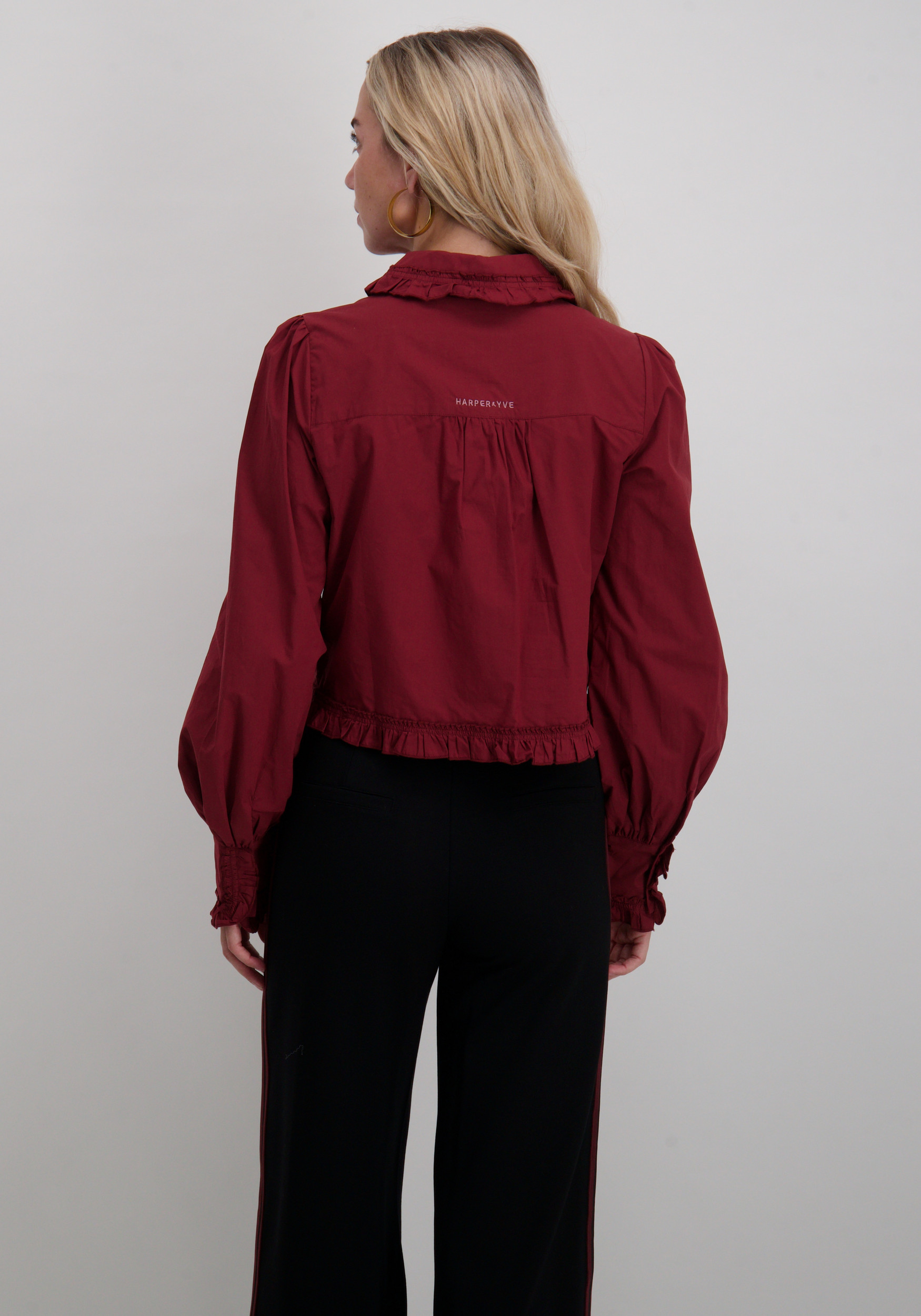 Harper & Yve Blouse Ellie AW25P603 Bordeaux