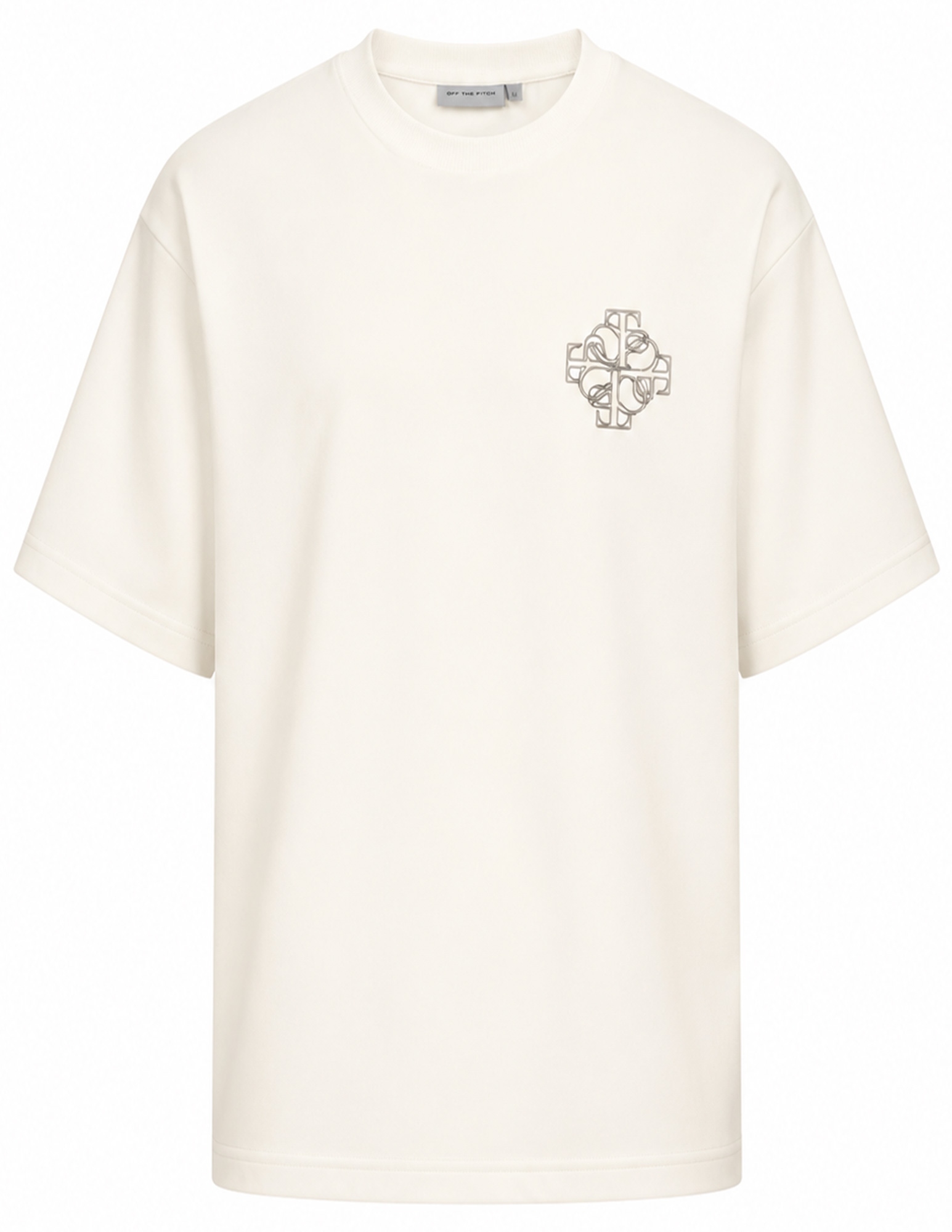 Off The Pitch T-shirt Locket box OTP263016 Wolwit-ecru