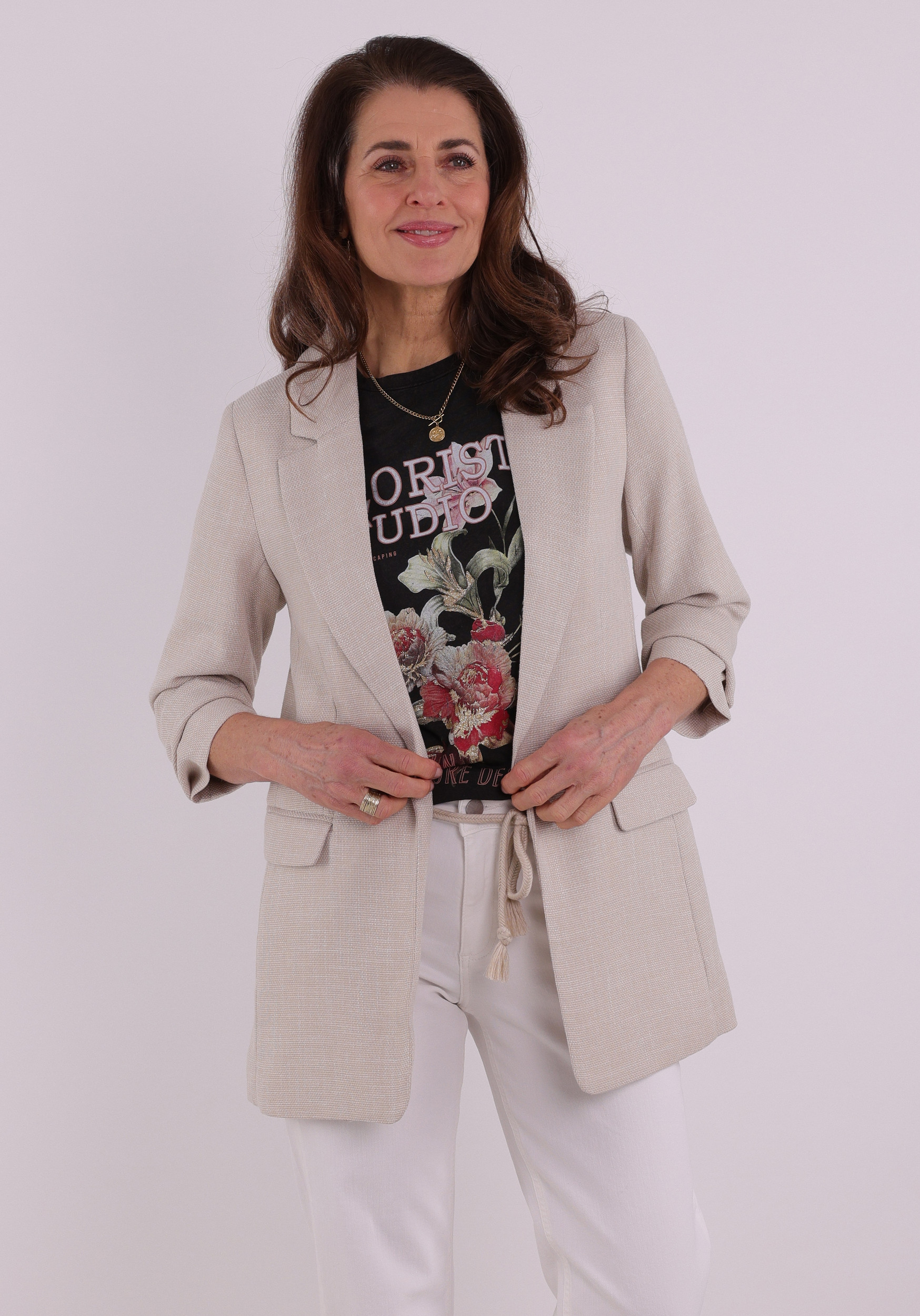 Vero moda Blazer Frida 10306404 Zand