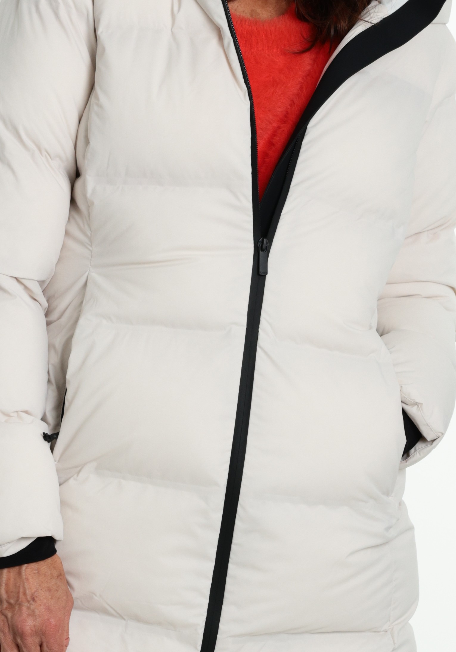 KHUJO Winterjas Tanare 5 1073JK263 Wolwit-ecru