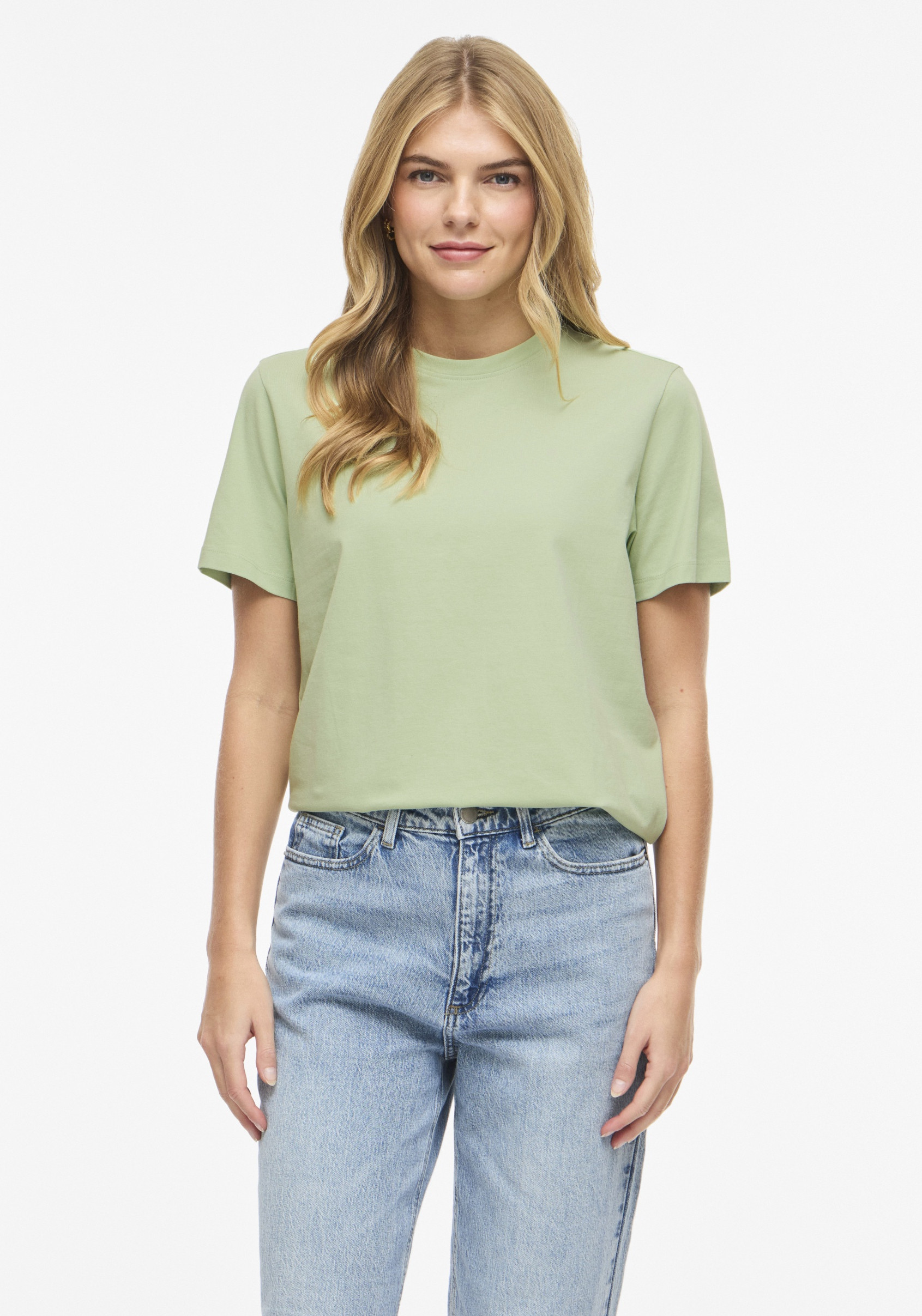 Vila T-shirt Nora 14103448 Licht groen
