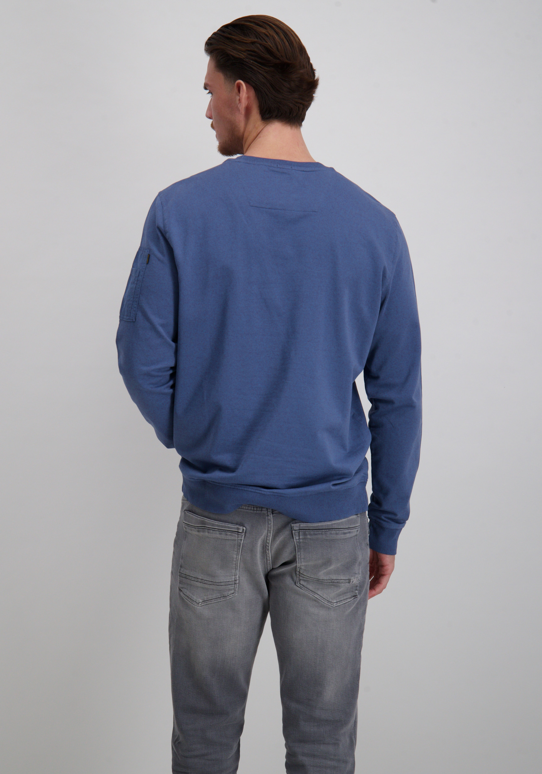PME Legend Sweater American classic PLS2511499 Raf blauw