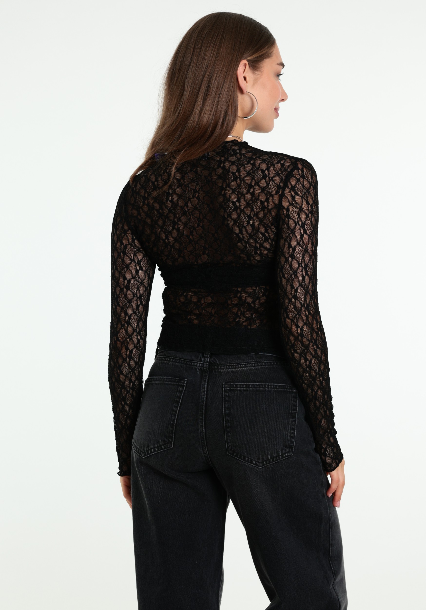 BELIEVE Top Lace B-92120-TOP Zwart