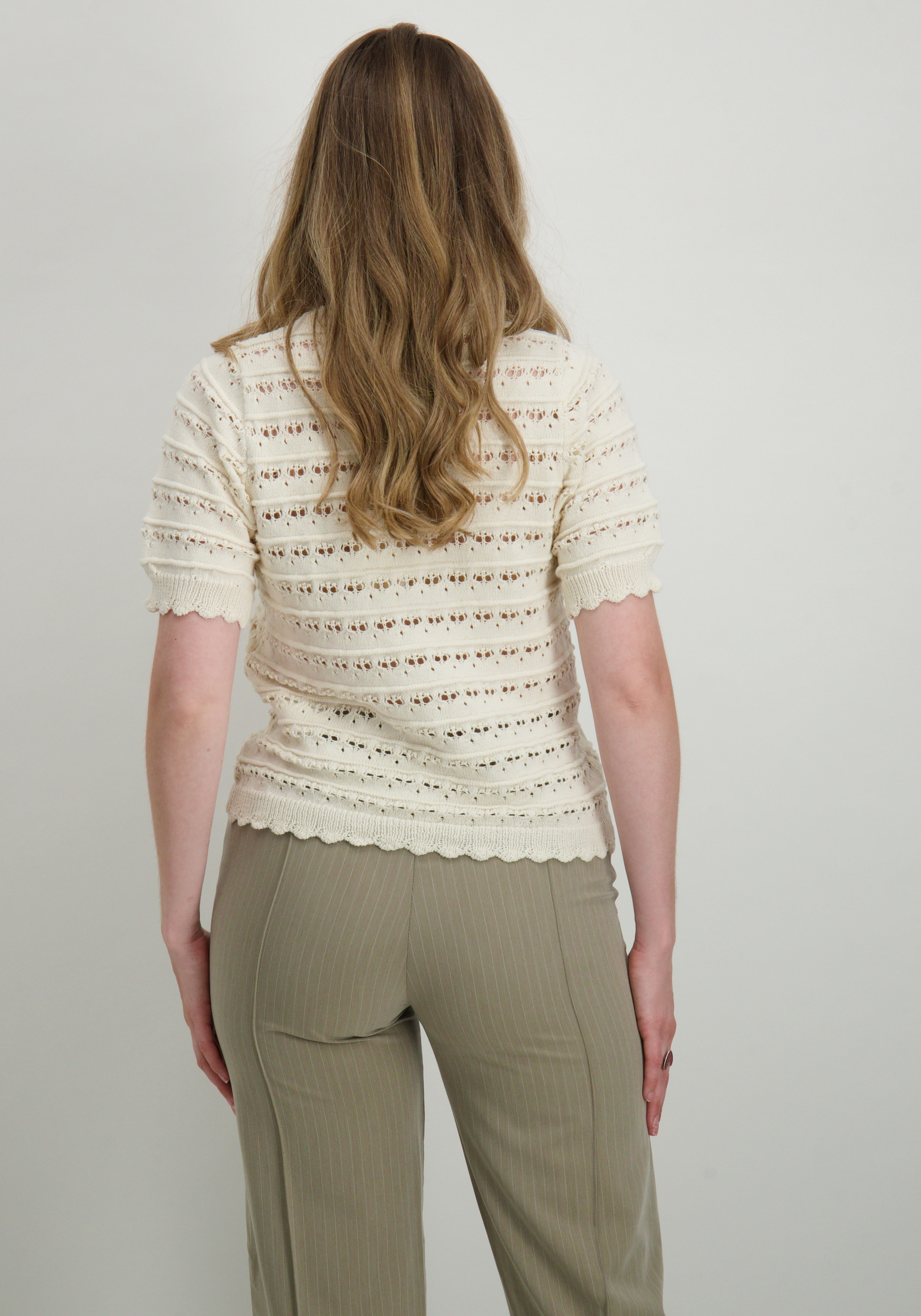 Vila Tôp Lise 14103867 Wolwit-ecru