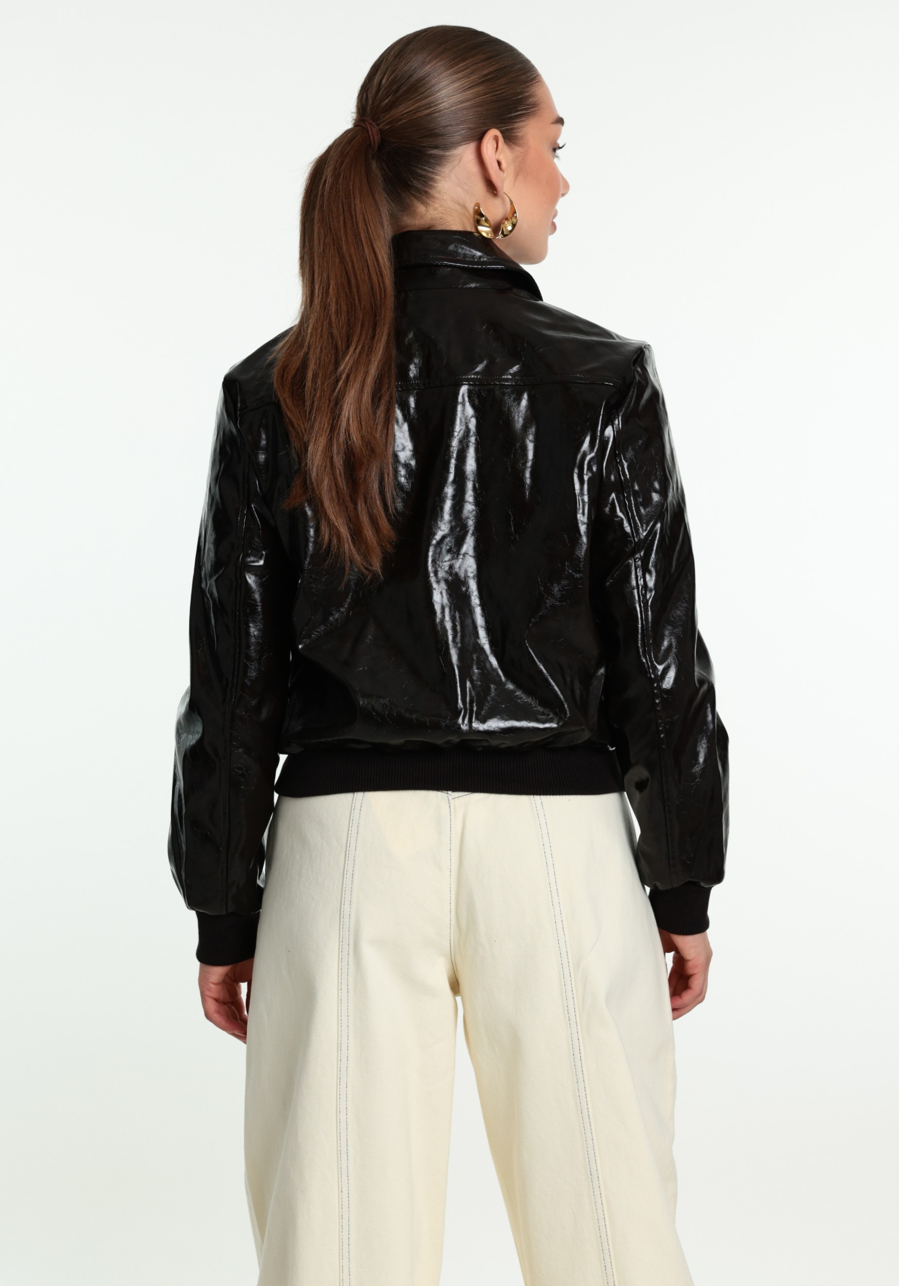FREE|QUENT Bikerjack Janny 212047 Donker bruin